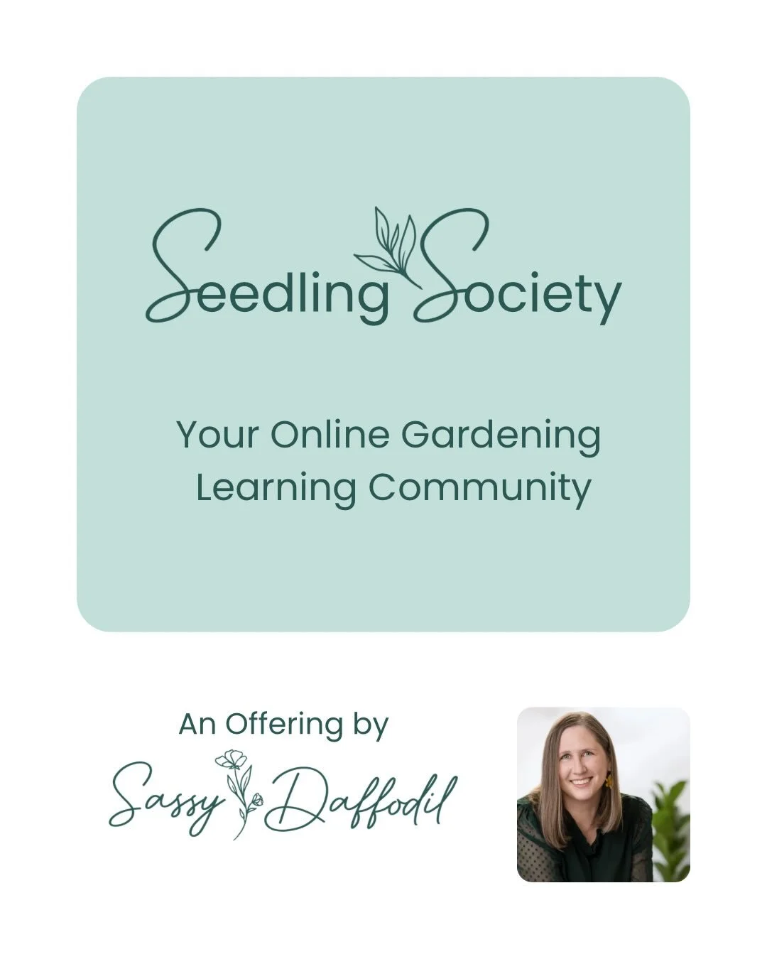 Want to learn &amp; grow plants with friends? 🌷🥬

🌱 Introducing Sassy Daffodil&rsquo;s Seedling Society 🌱

This online gardening learning community has been cultivated just for you! You can choose to enroll in one season or all 3. 

🖌️Enroll Now