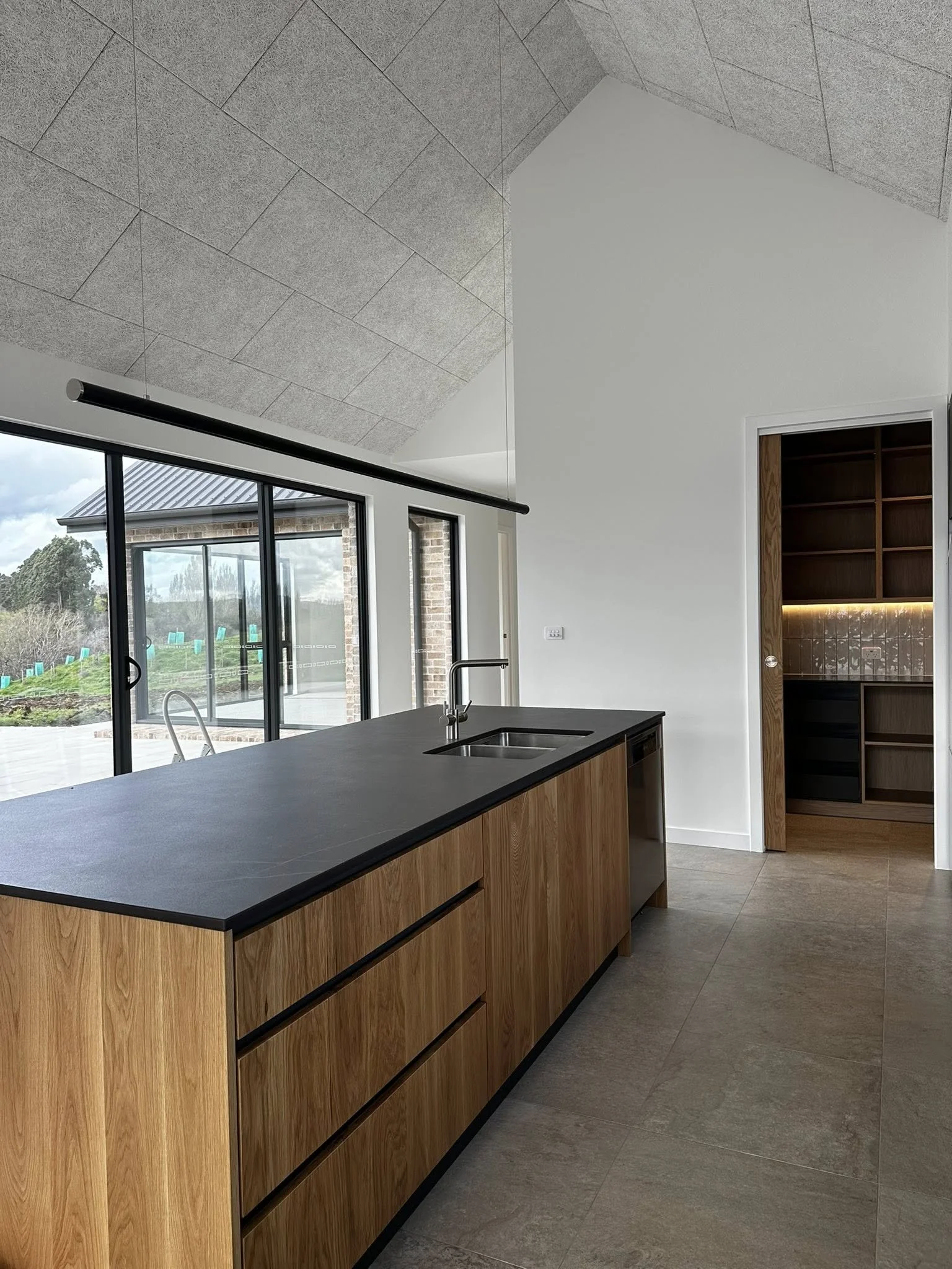 Modern kitchen clean