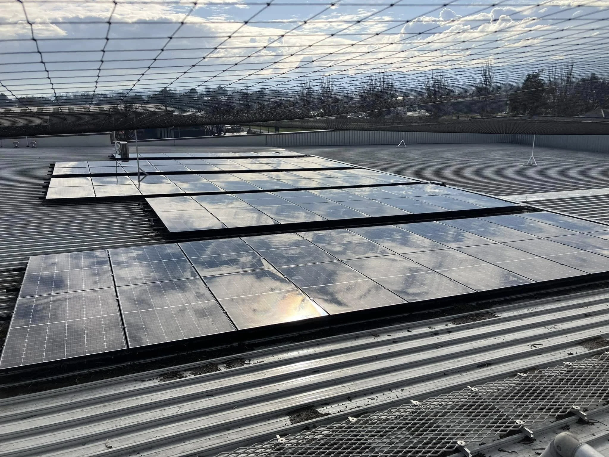 Solar panel cleaning