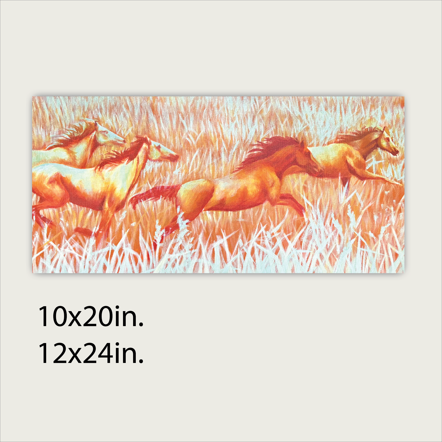 Goodbye Horses Print