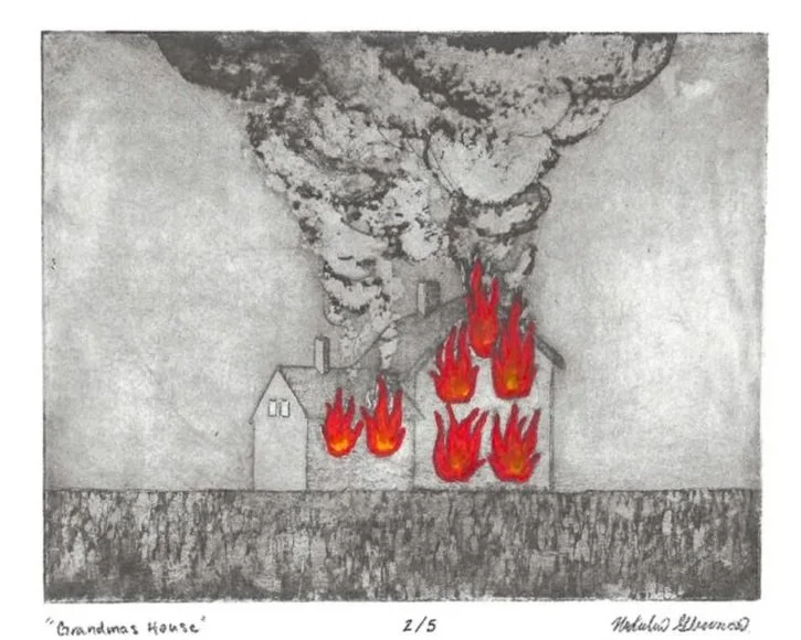 Drawings, Etchings, Ink