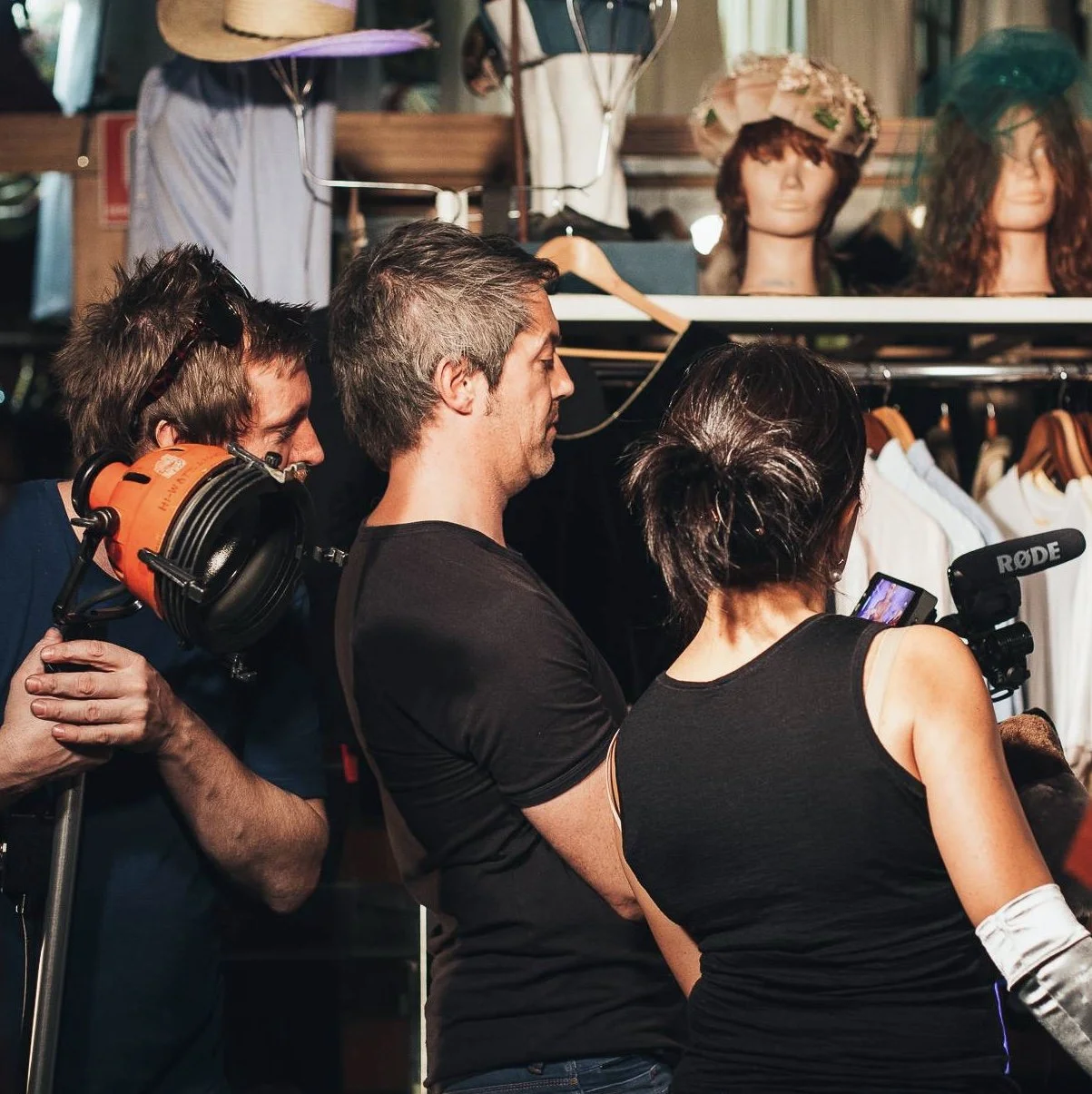 Between Takes On Set