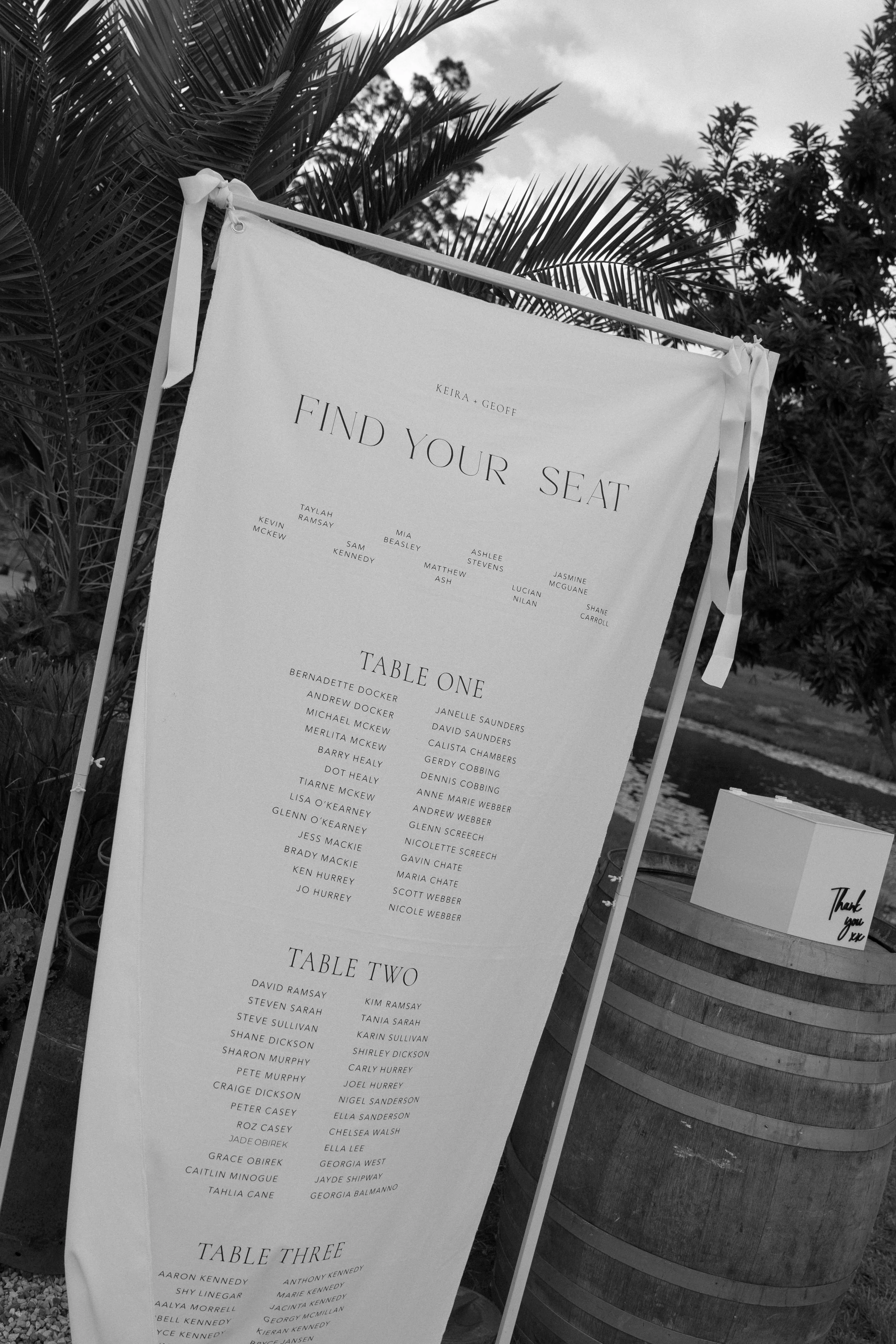 Fabric Seating Charts