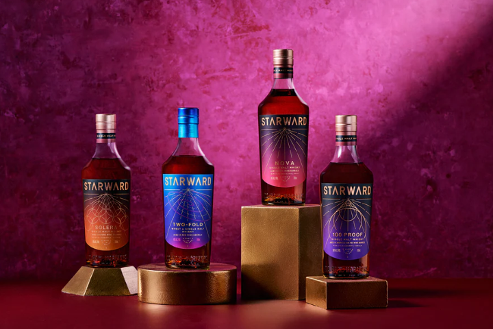 Starward Whisky bottles