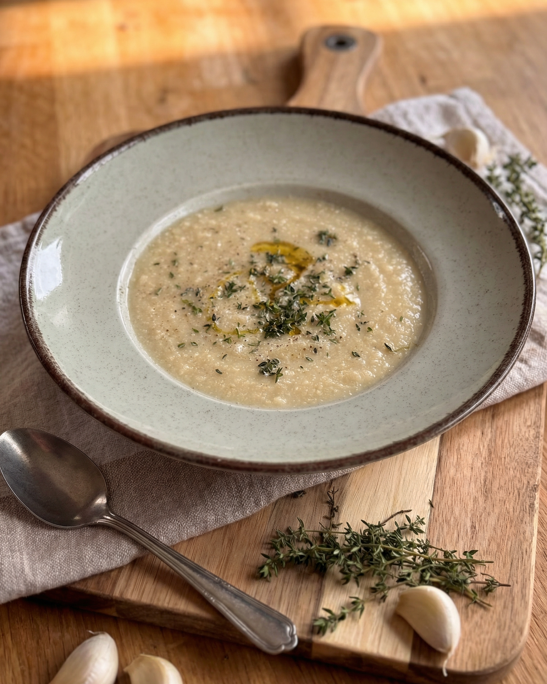 Simple celeriac soup