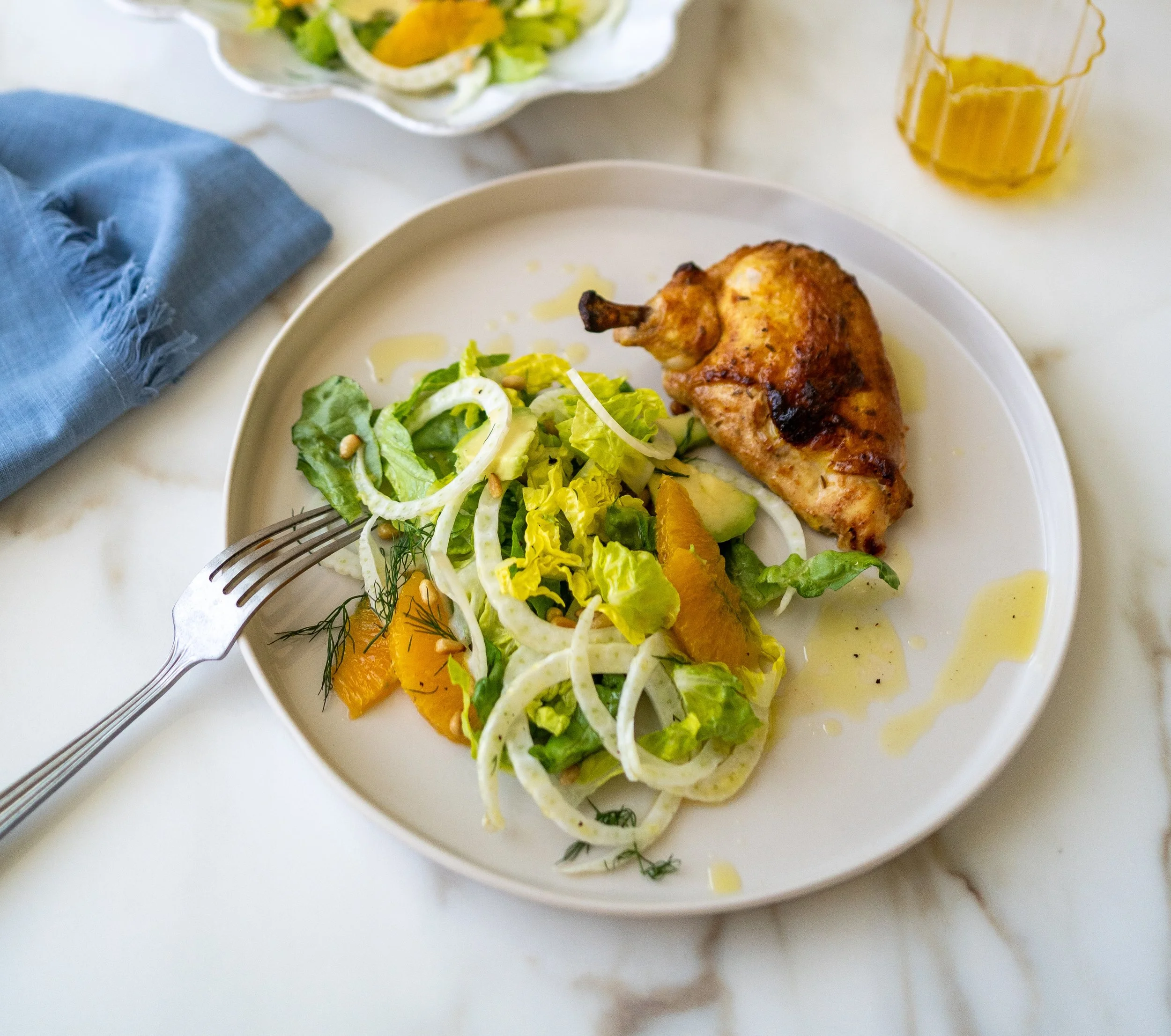 Fragrant yoghurt marinated chicken