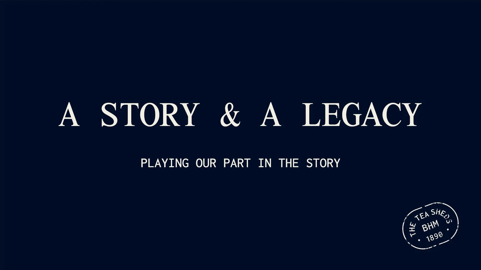 A Story and a Legacy