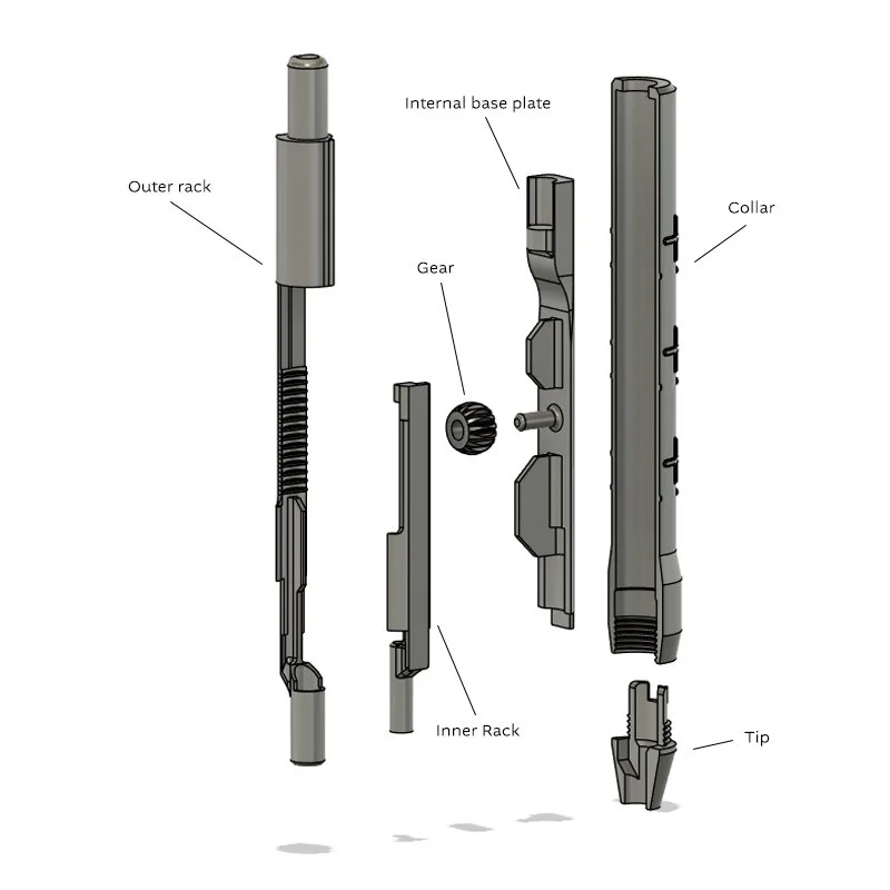 Magnet Pen V2 - 3D files Digital Download
