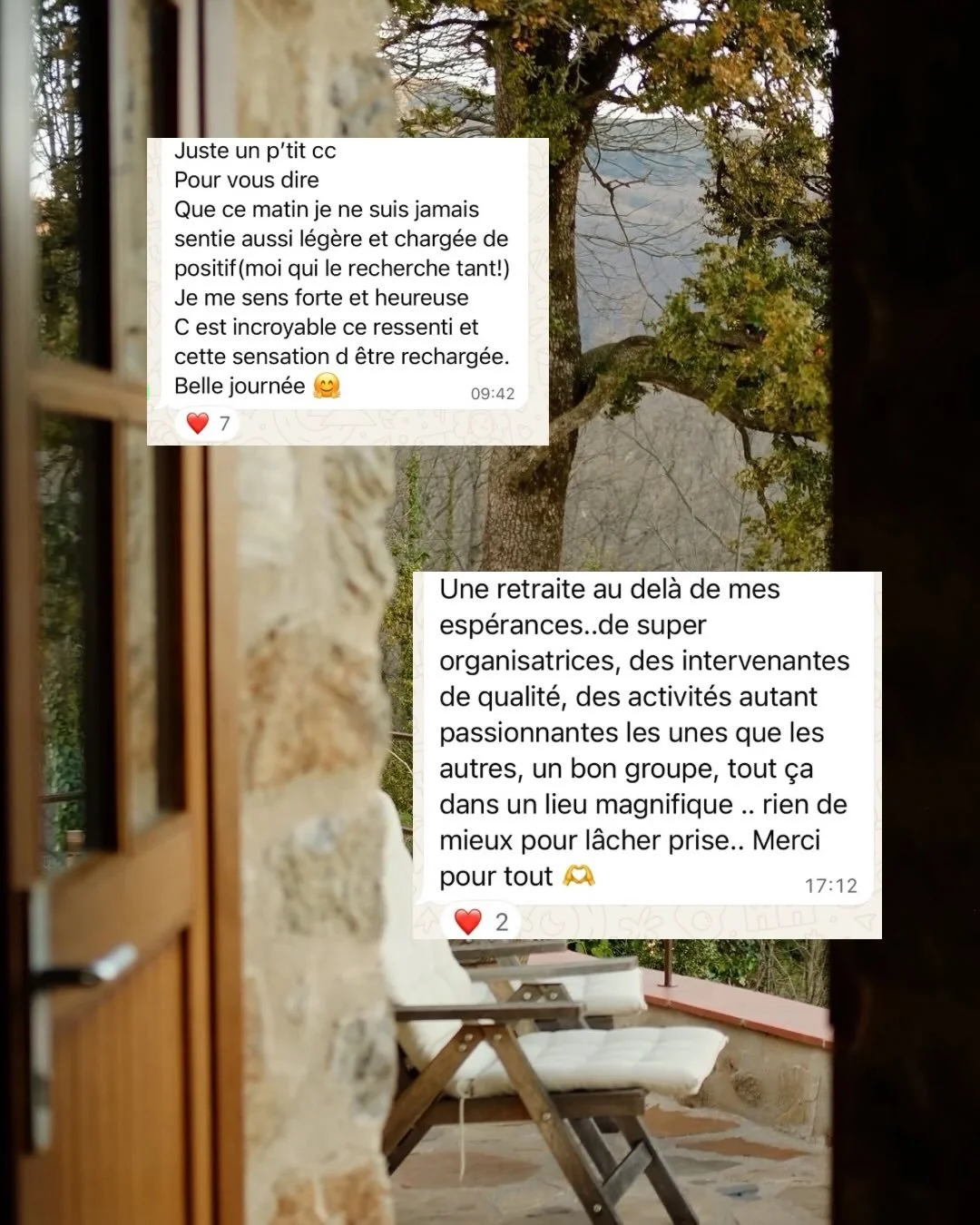 Vos messages/retours post retraite, qui nous mettent &agrave; chaque fois les larmes aux yeux 🥹🫶🏼