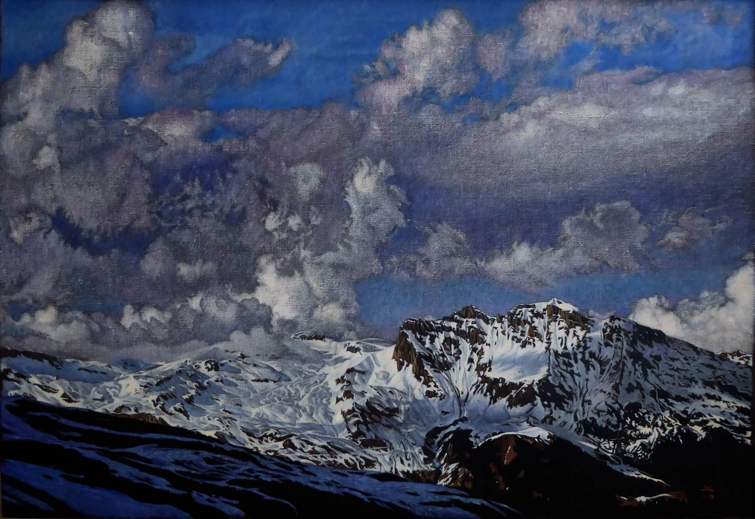 June cloudss in April over First, 2007 Variation II.jpg