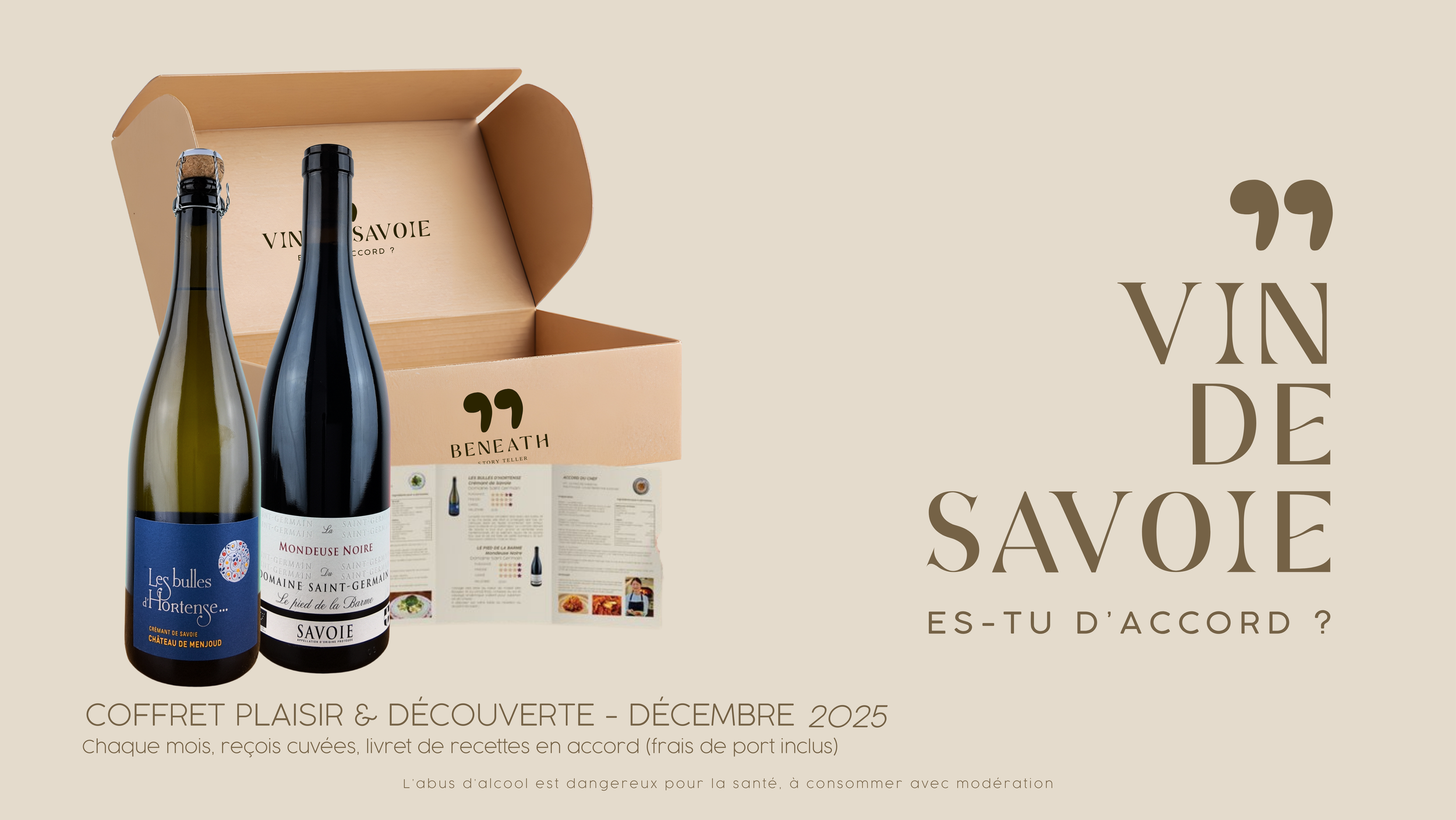 Coffret Décembre | Plaisir & Découverte | 2 Cuvées
