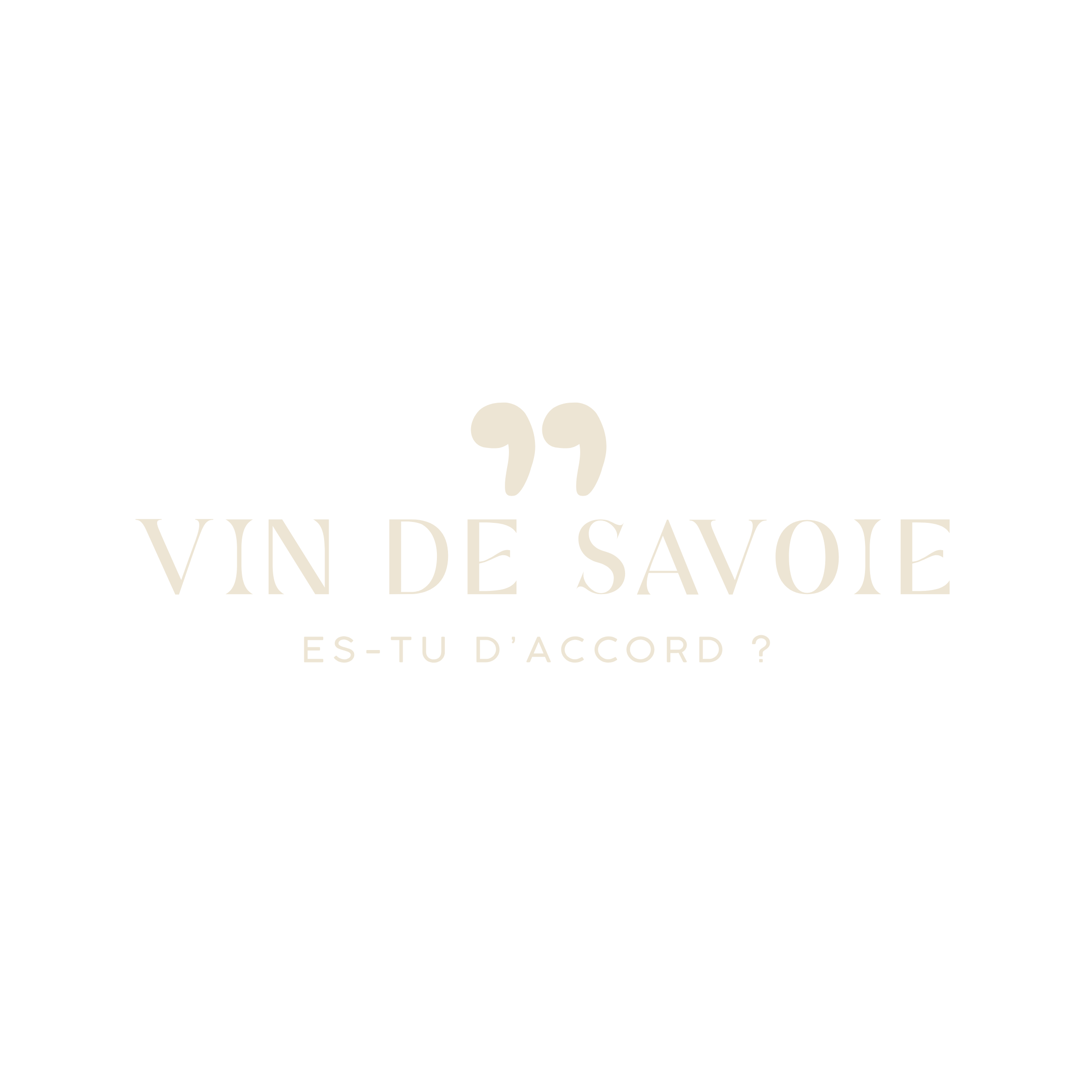 Logo Vin De Savoie es-tu d'accord?