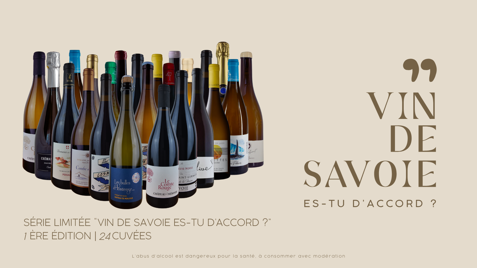 Coffret Soutien | Série Limitée | "Vin de Savoie es-tu d'accord ?" 1e édition | 24 cuvées