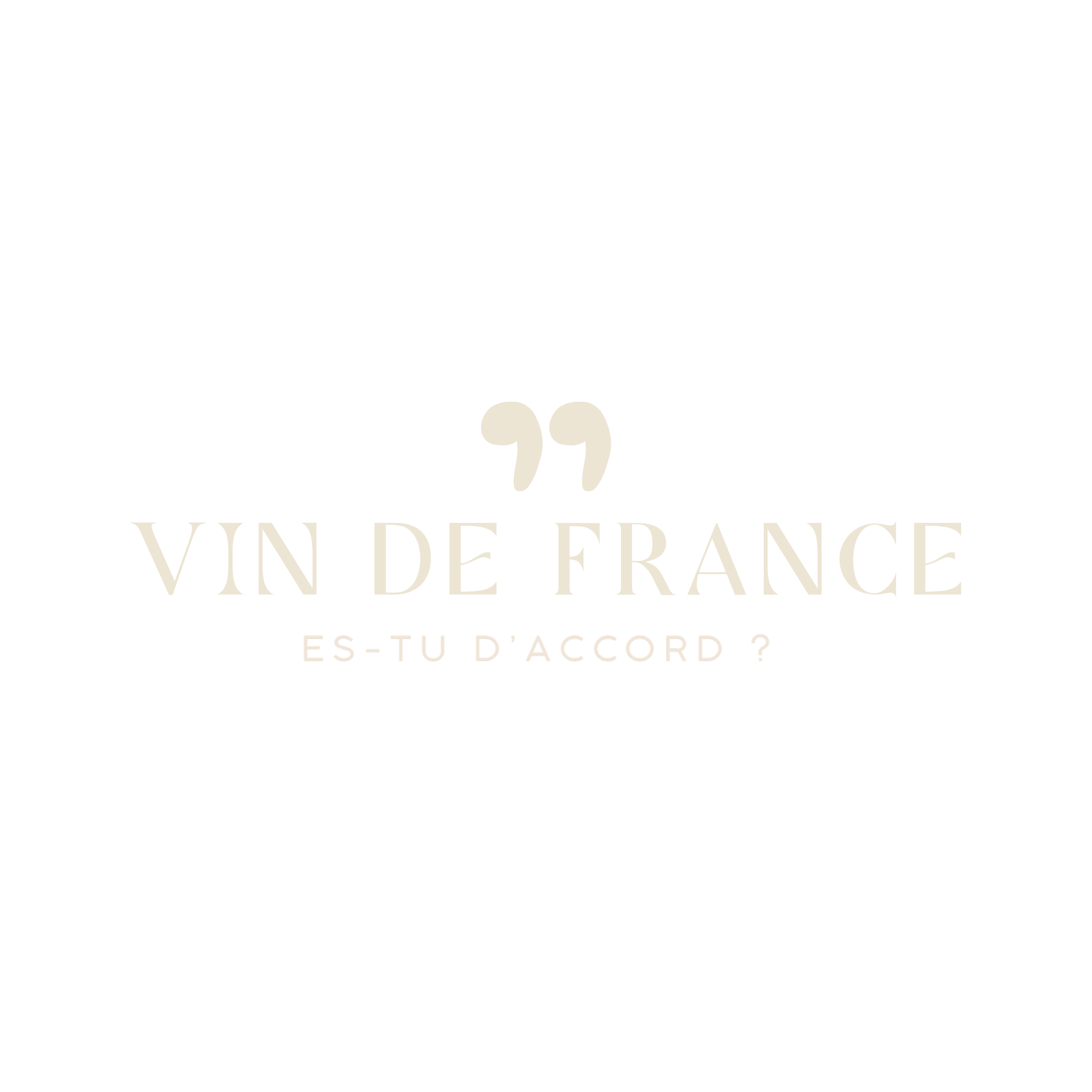 Logo Vin de France es-tu d'accord?