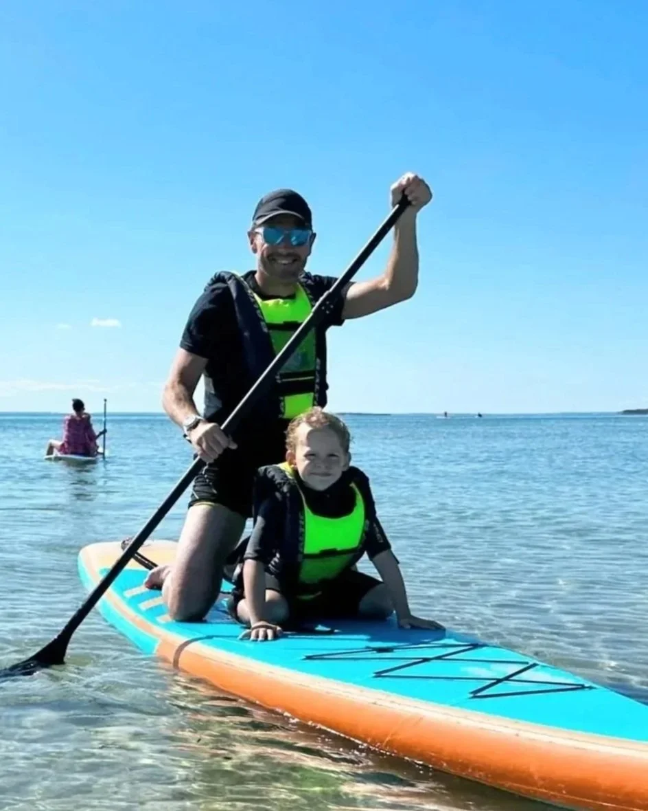 SUP, vandaktiviteter, kajak og naturoplevelser for hele familien på Surfcamp Samsø eller Vand & Velvære.
