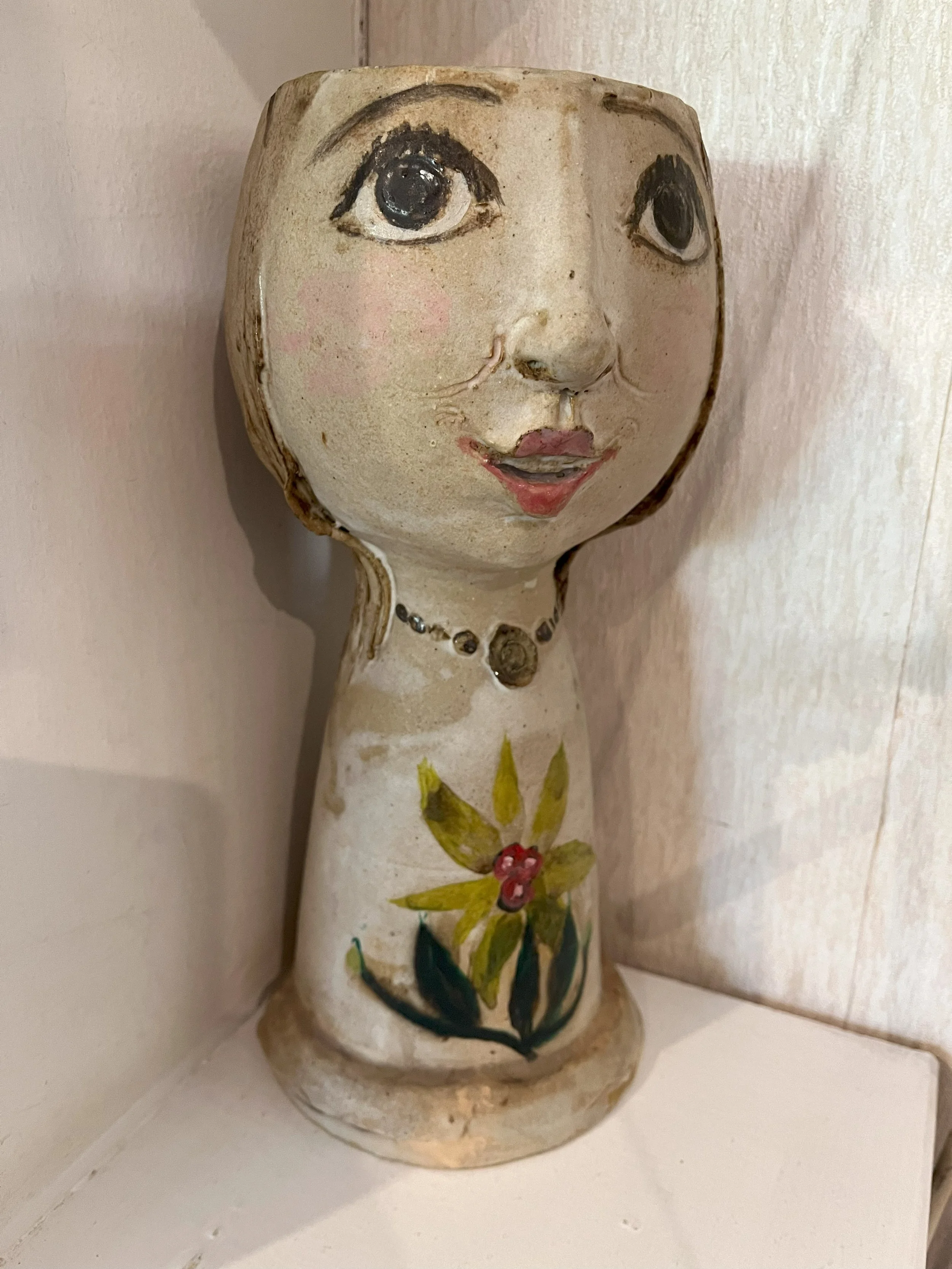 Jo Caddy Vase Head People Pot