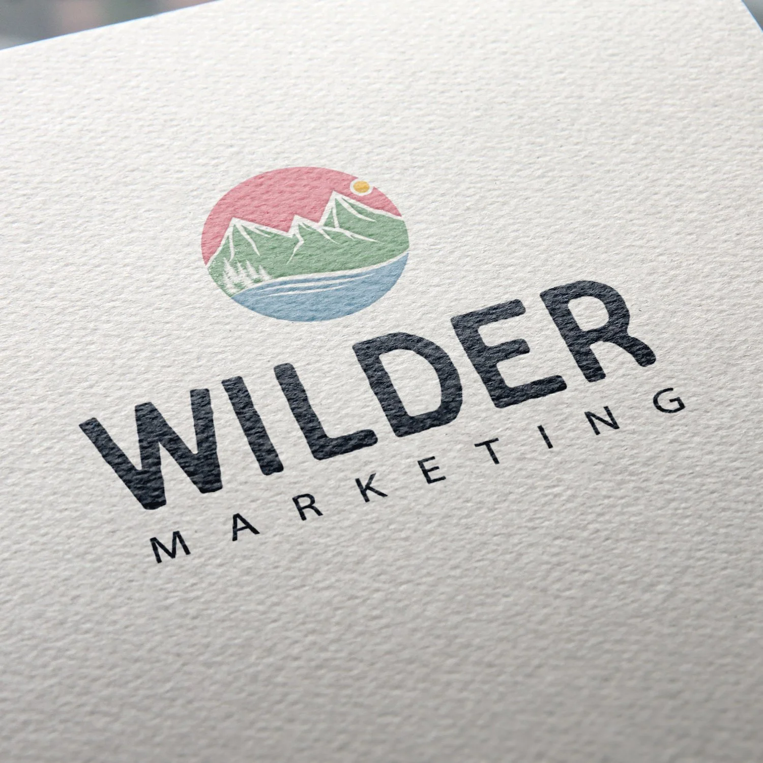 Wilder Marketing logo design branding project by Hart Studio
