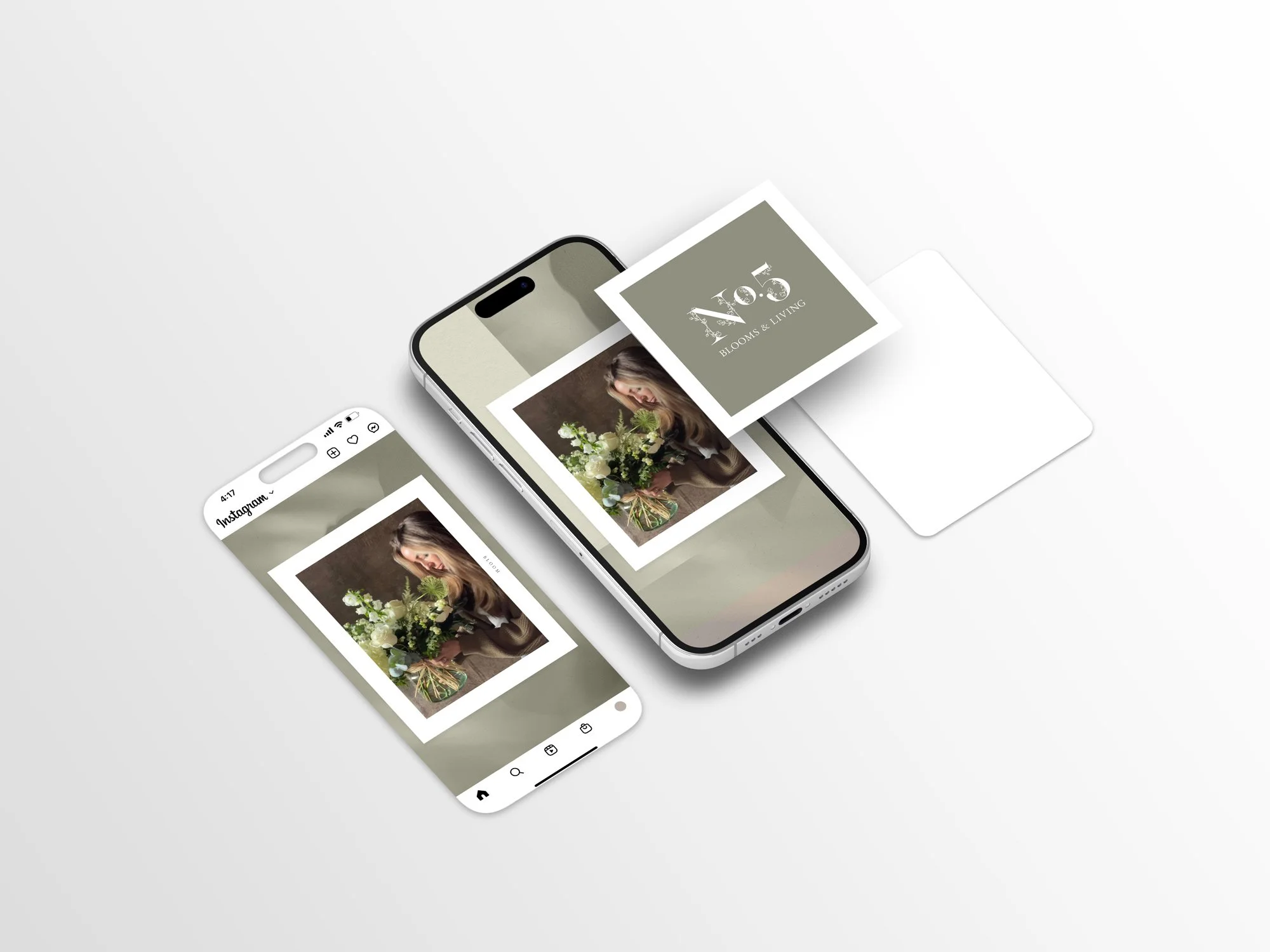 No.5 Blooms Logo Design Poynton