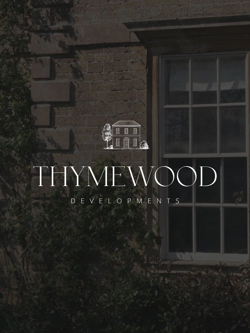 Thymewood Developments logo design branding project by Hart Studio