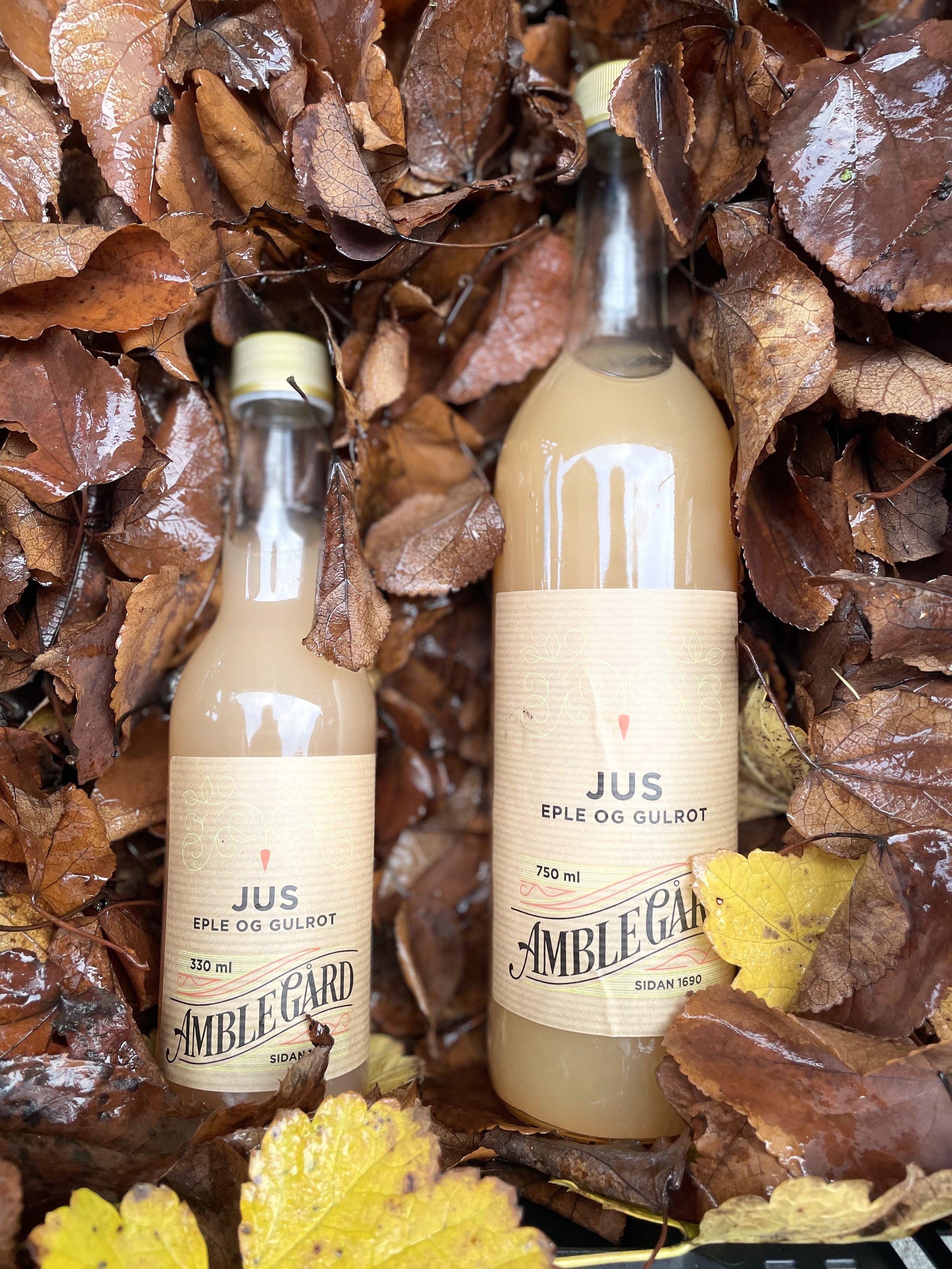 JUS- økologisk eplemost med gulrot
