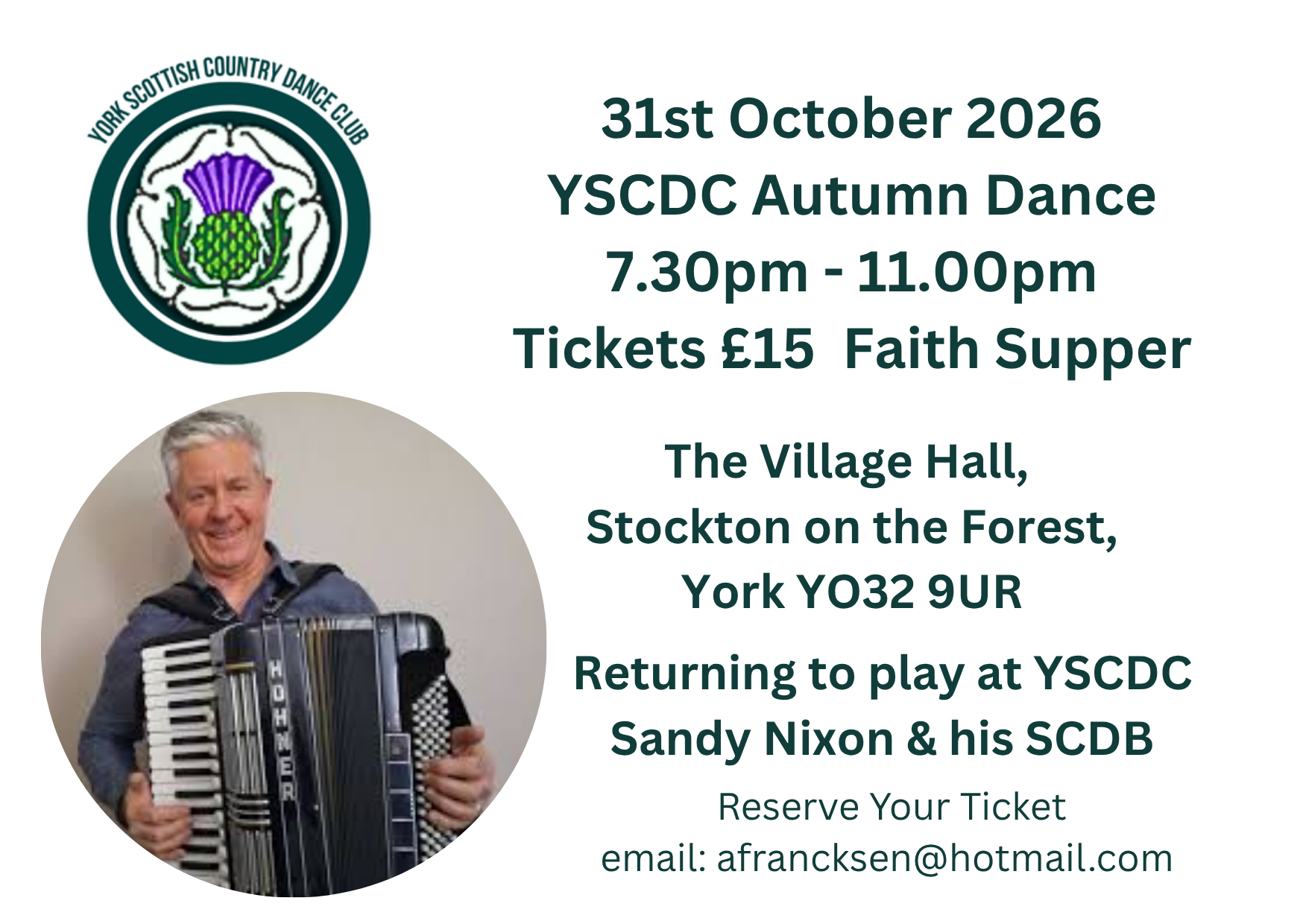 York Club Autumn Dance