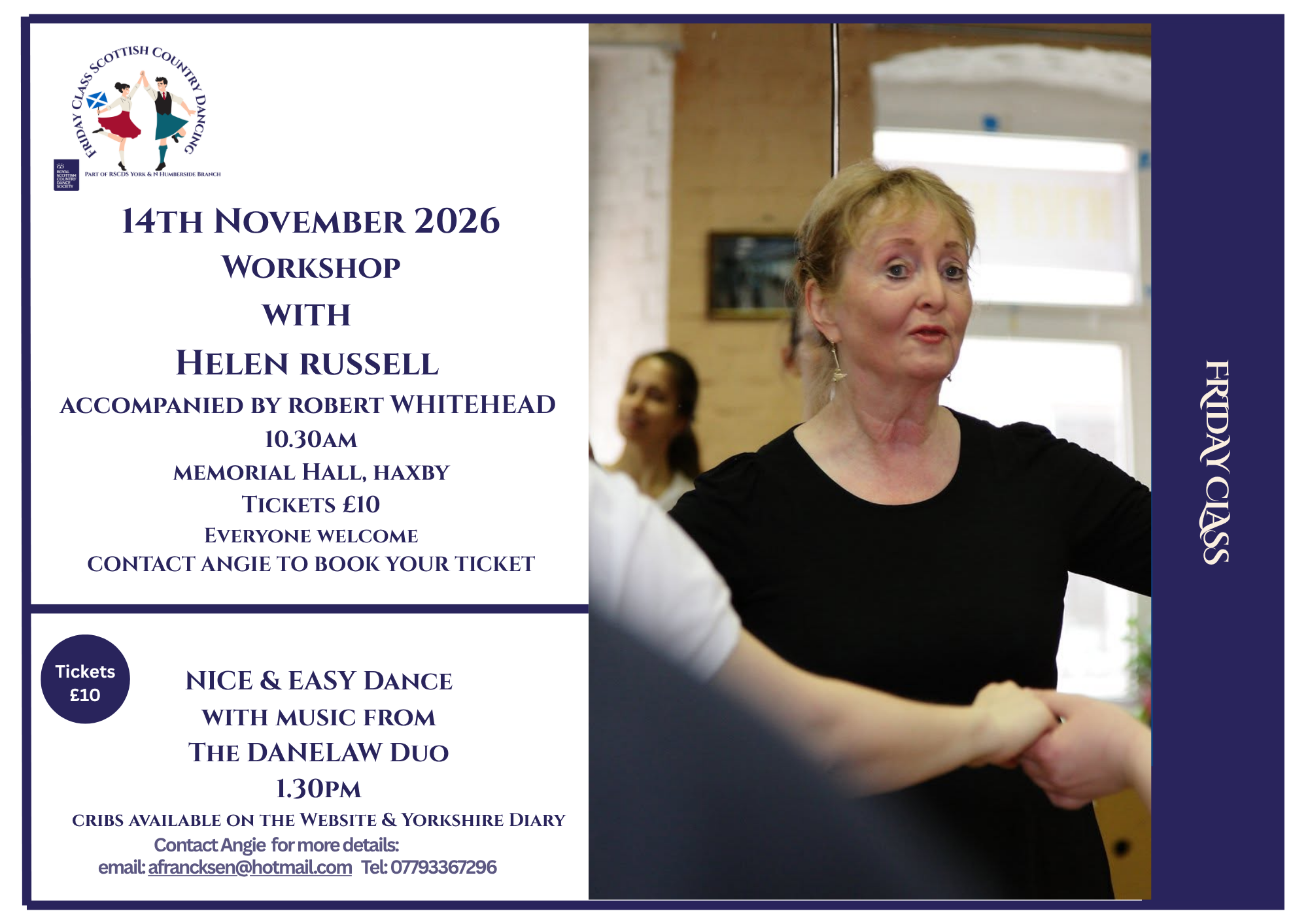 Friday Class Workshop + Nice &amp; Easy Dance