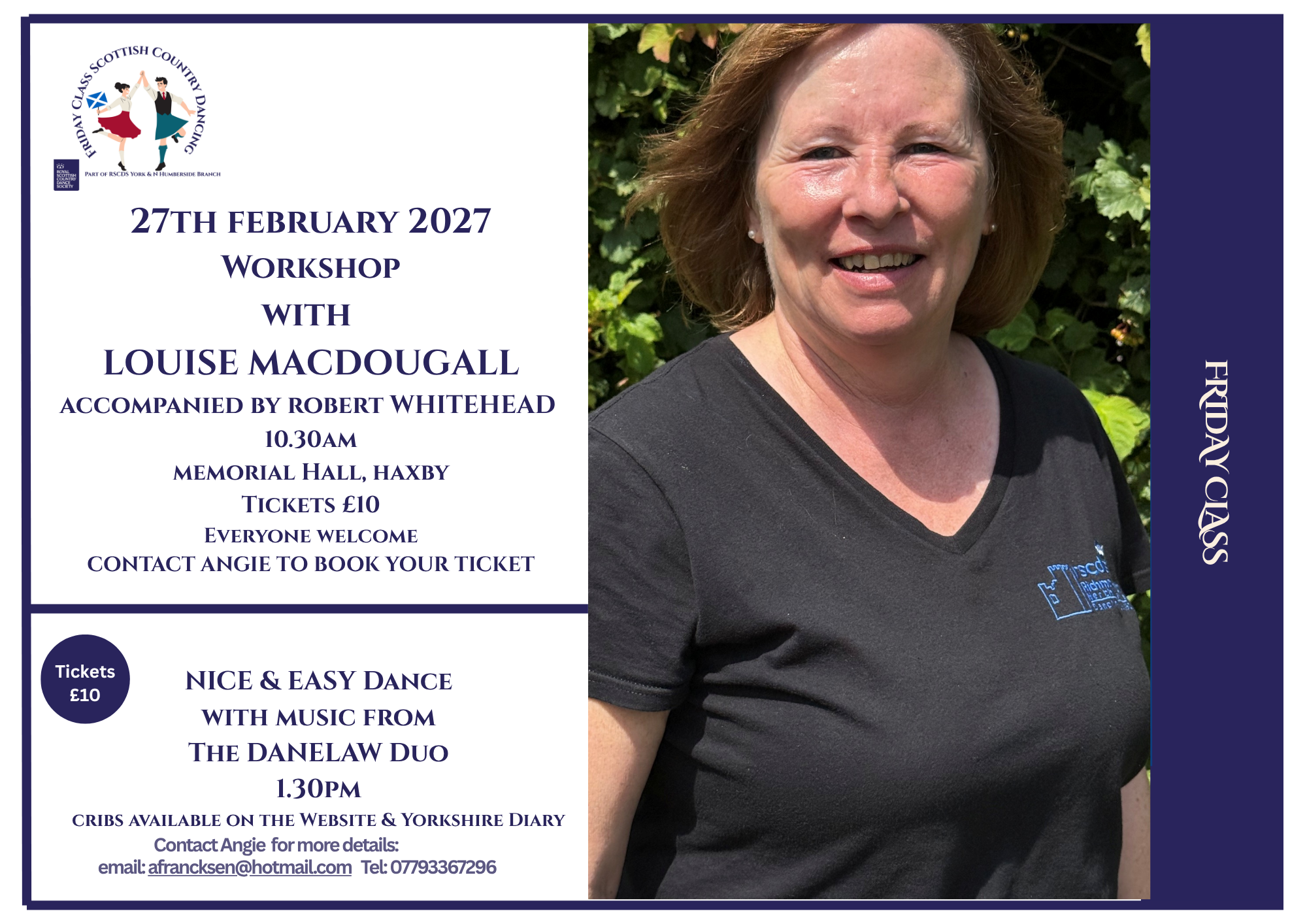 Friday Class Workshop + Nice &amp; Easy Dance