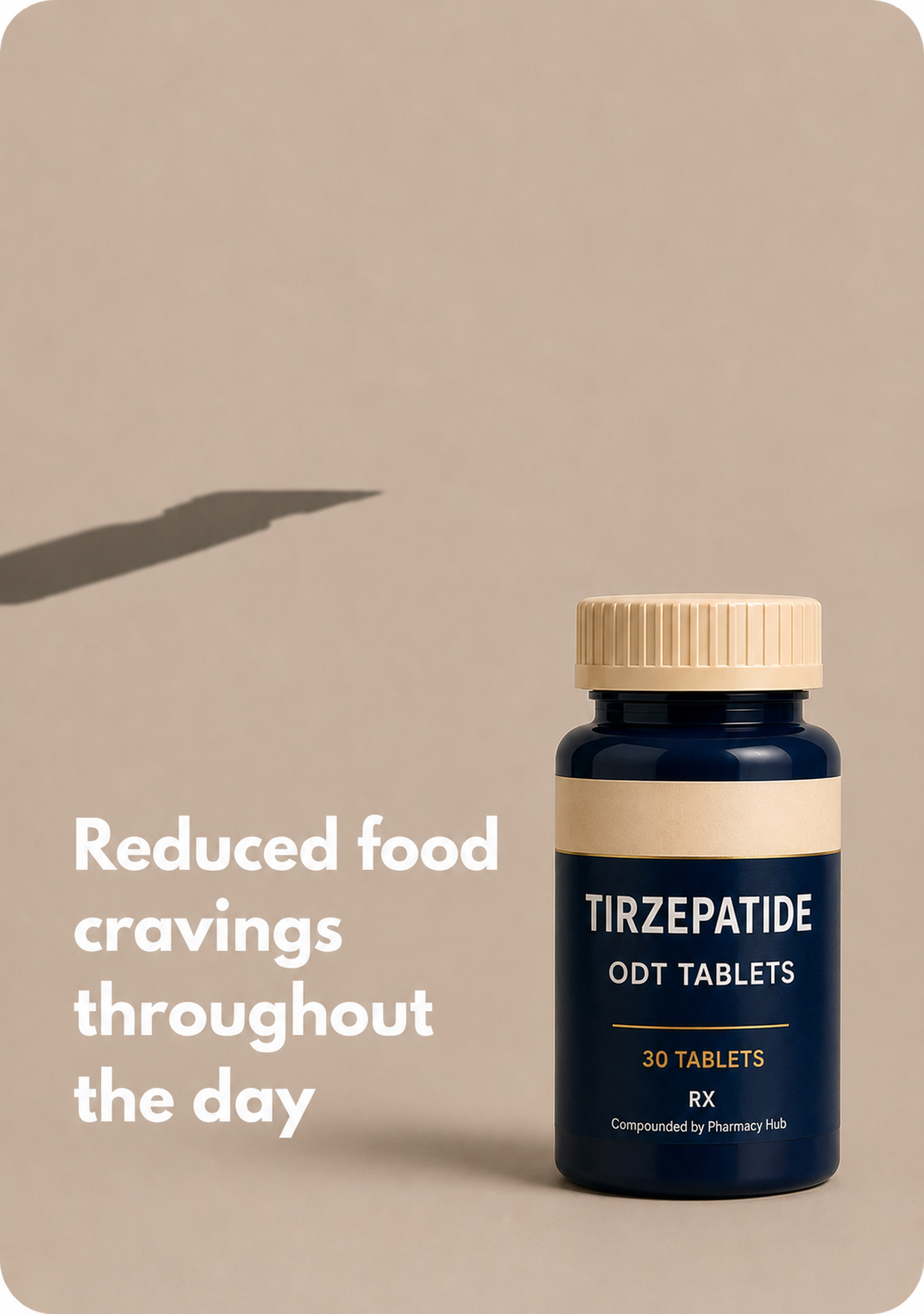 Tirzepatide ODT may help reduce cravings