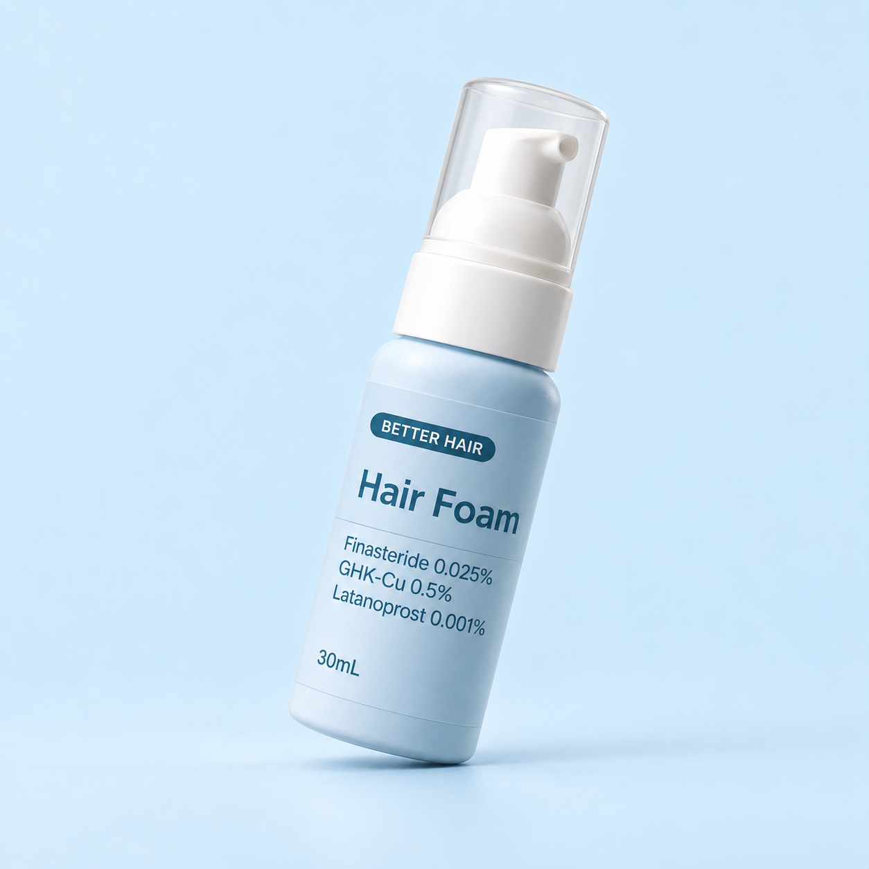 3-in-1 Hair Foam bottle from a licensed US compounding pharmacy