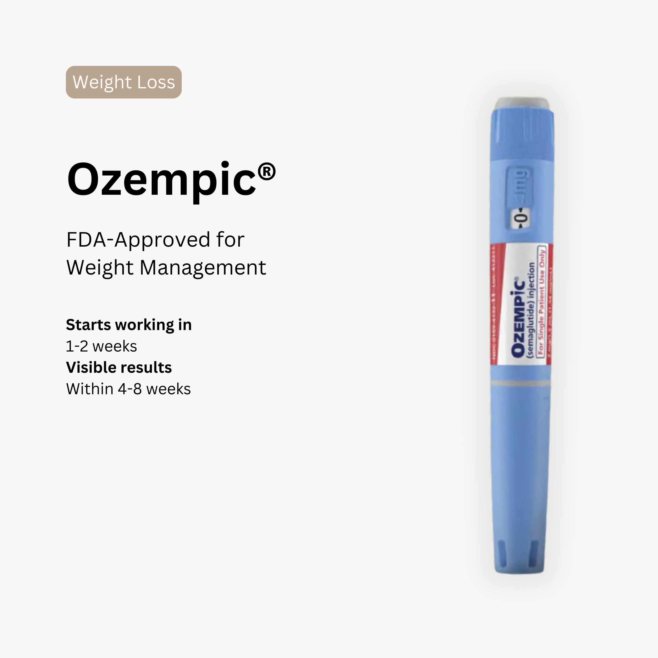 Ozempic injection