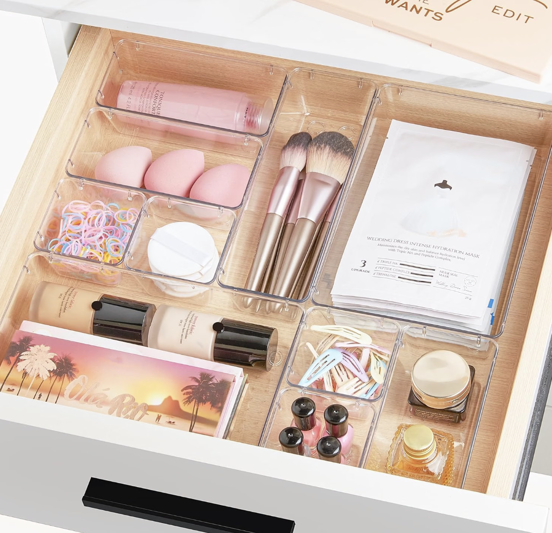 Clear Drawer Organisers