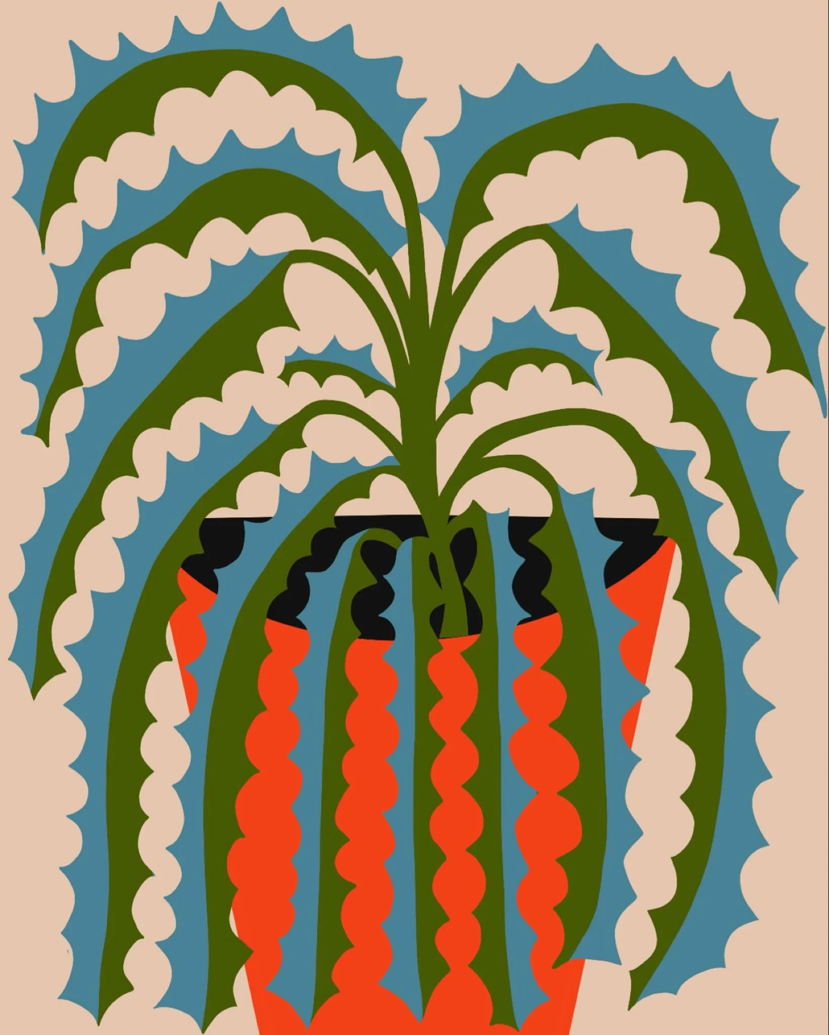 Leaf for @peachtober #peachtober25leaf is my favourite houseplant - my orchid cactus. #peachtober25