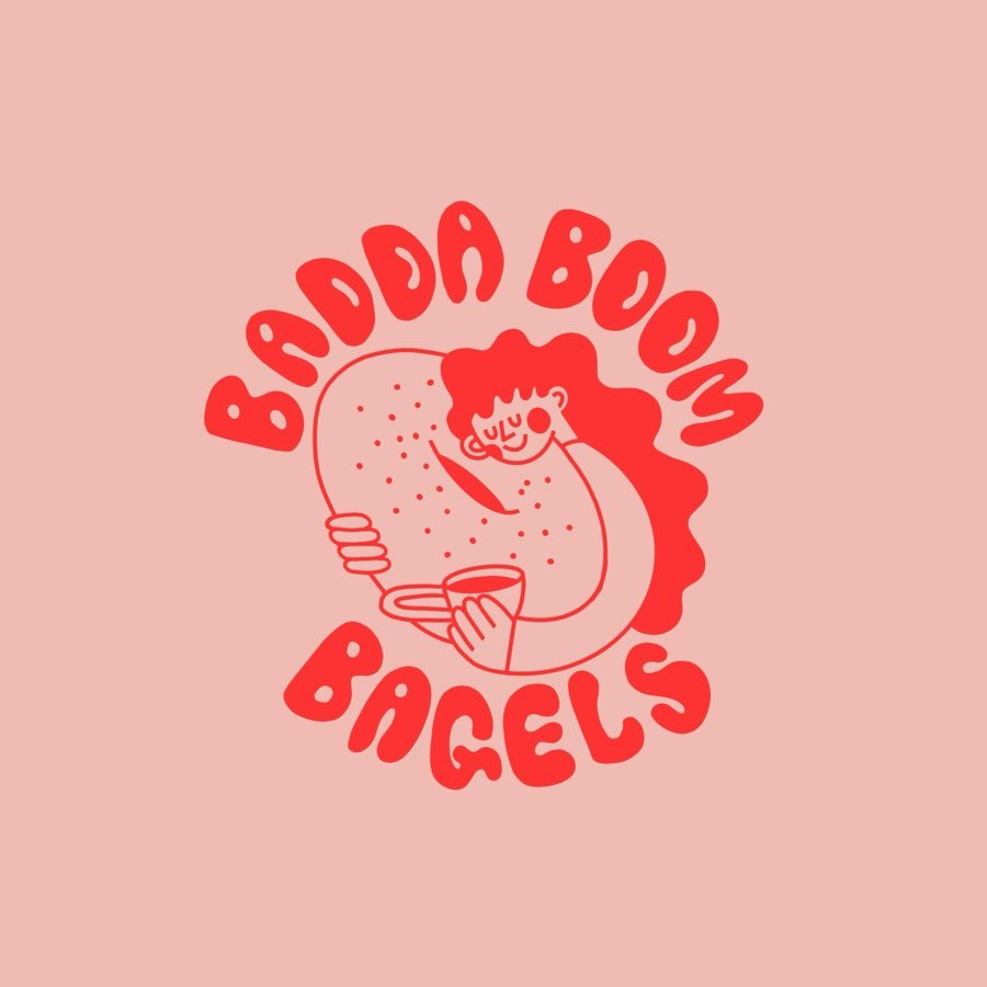 Merry bagelmas one and all. Big bagel hug for @baddaboombagels #bagelmas #bagelillustration #breadillustration #foodillustrator #bakeryillustration