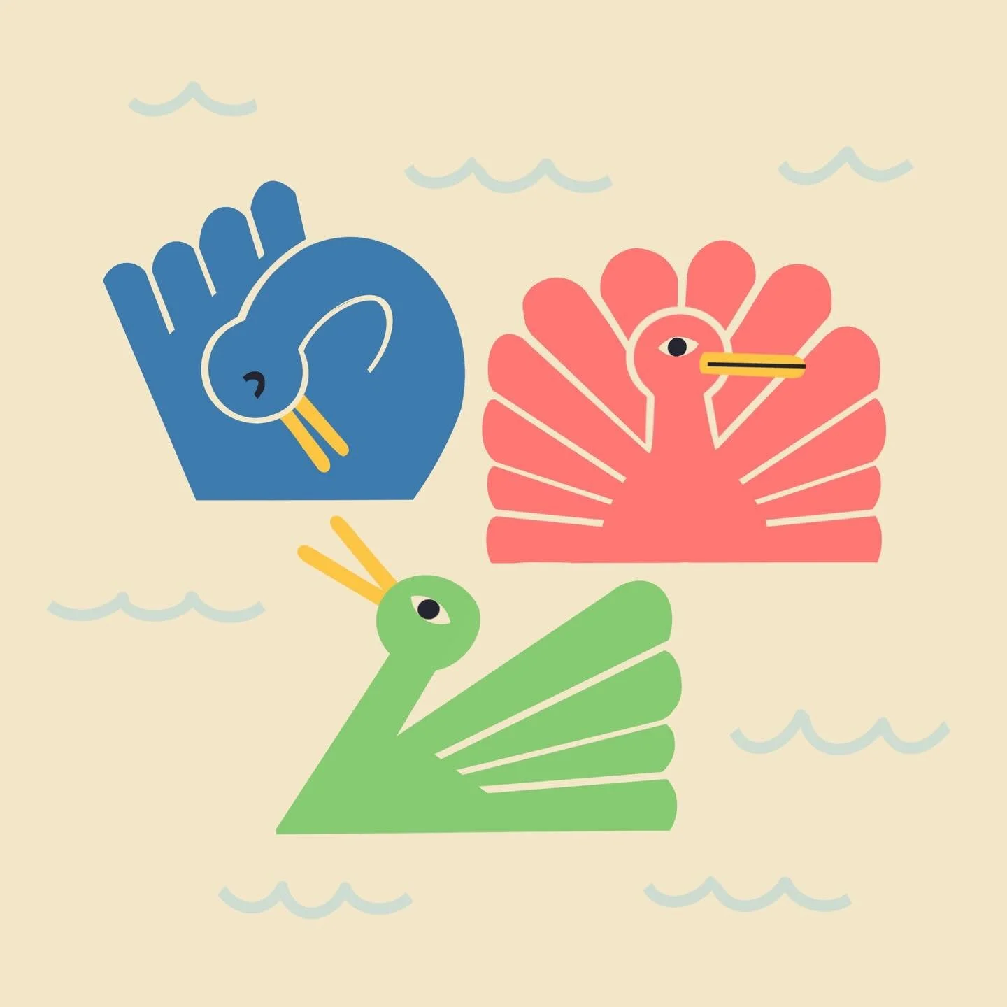 Christmas quackers #duckillustration #ducks #quack #birdillustration