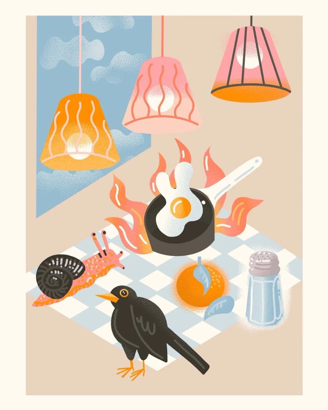 Brekky #breakfast #breakfastillustration #foodillustration