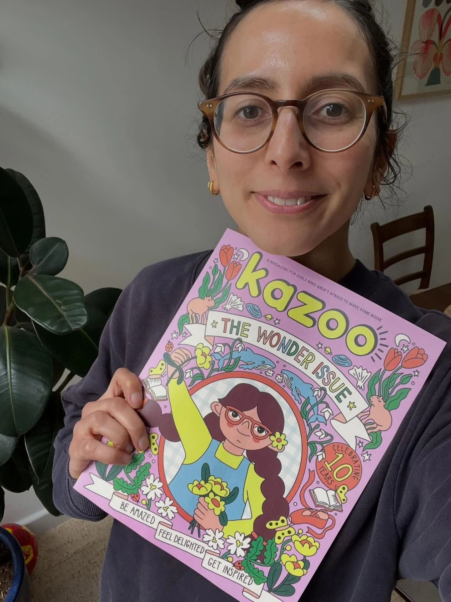 Big day for me to receive this through the letterbox all the way from NYC. When I started drawing on @procreate on my iPad for fun a few years ago I would never have imagined I would see my work on the cover of a magazine! I have worked as hard as I 