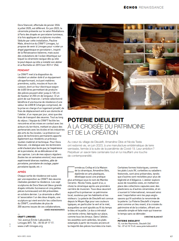 La Revue de la Céramique et du Verre - Nov/Dec 25
