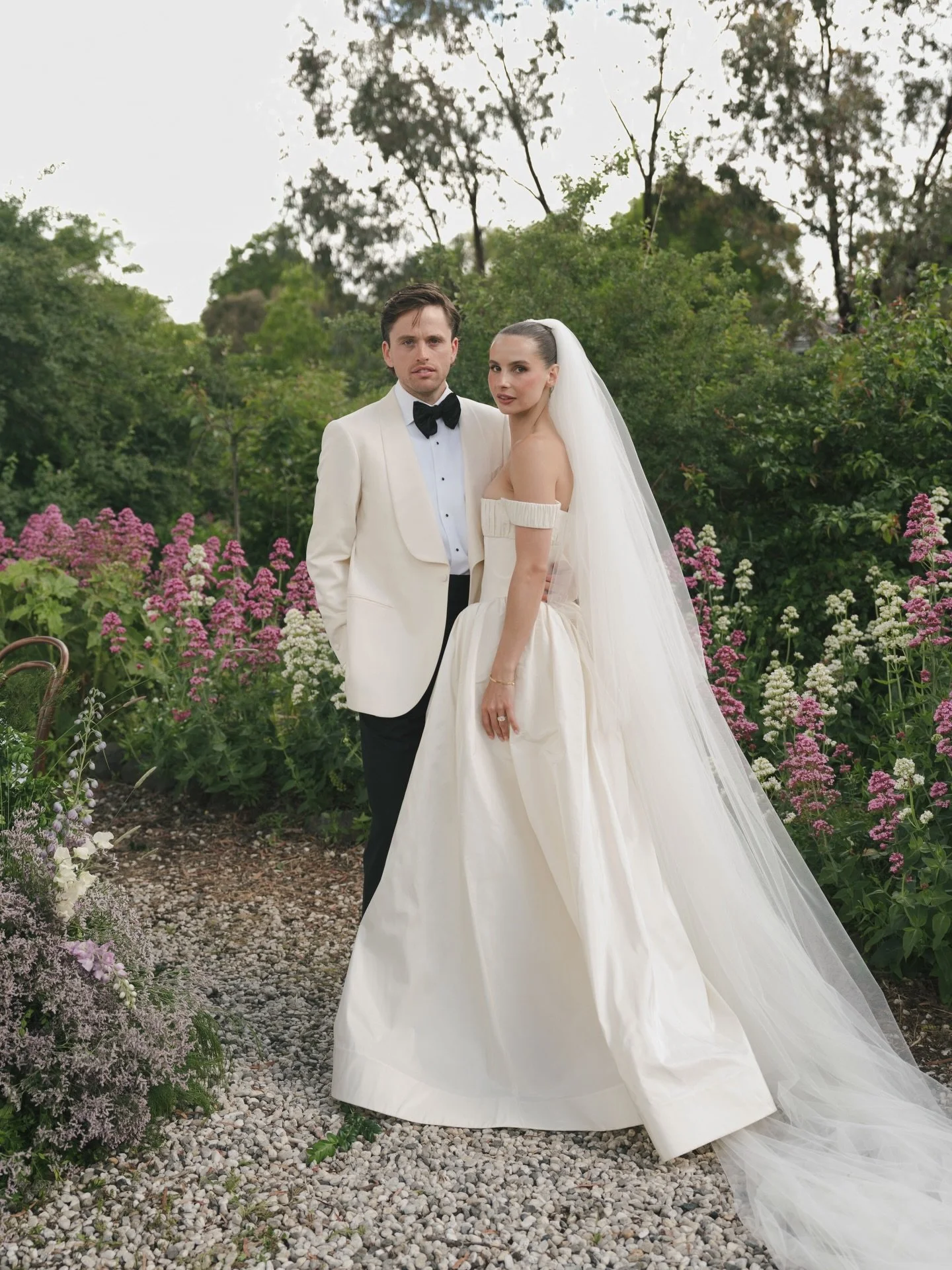 D&amp;M &ndash; Proven&ccedil;al Reverie
Featured in @vogueaustralia 

Drawn to the wild, natural garden setting, the aisle was carved out by flowers for the ceremony. The floral arrangements were designed to blend seamlessly into the existing garden