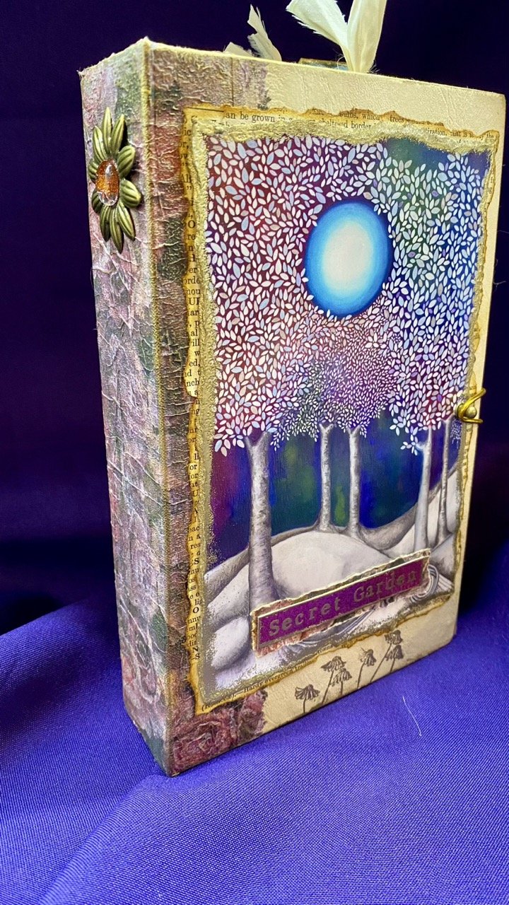 Secret Garden Altered Book Journal