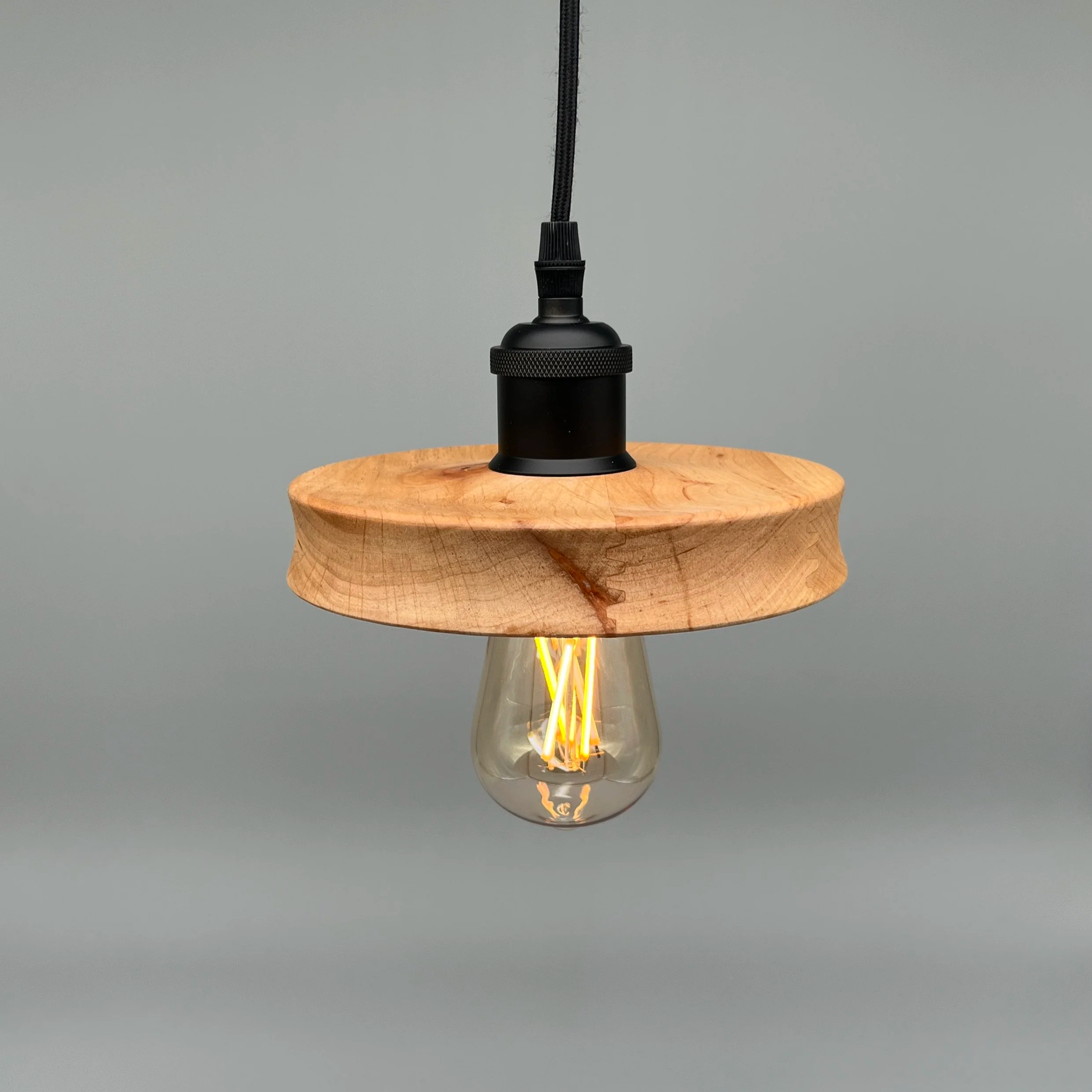 Glühwürmli – Holz Lampenschirm, Erle