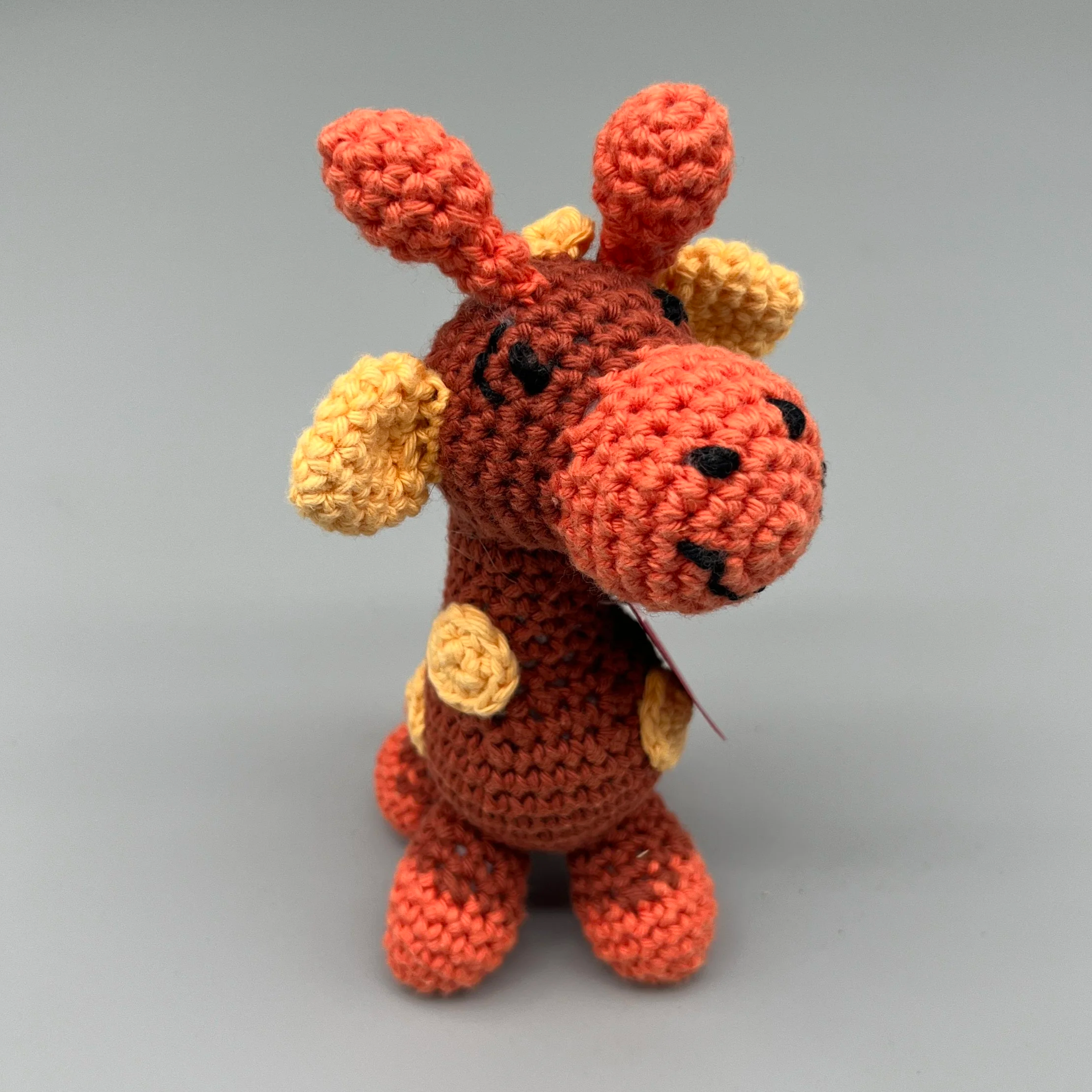 Mini-Kuscheltier gehäkelte Giraffe