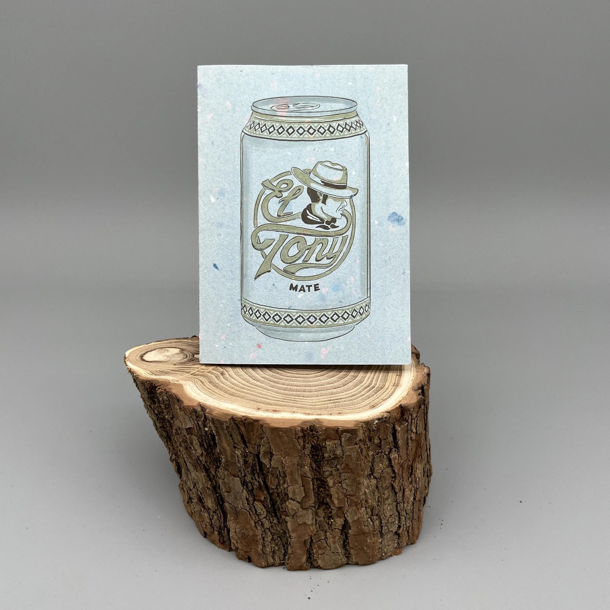 Karte handgeschöpft – El Tony Mate