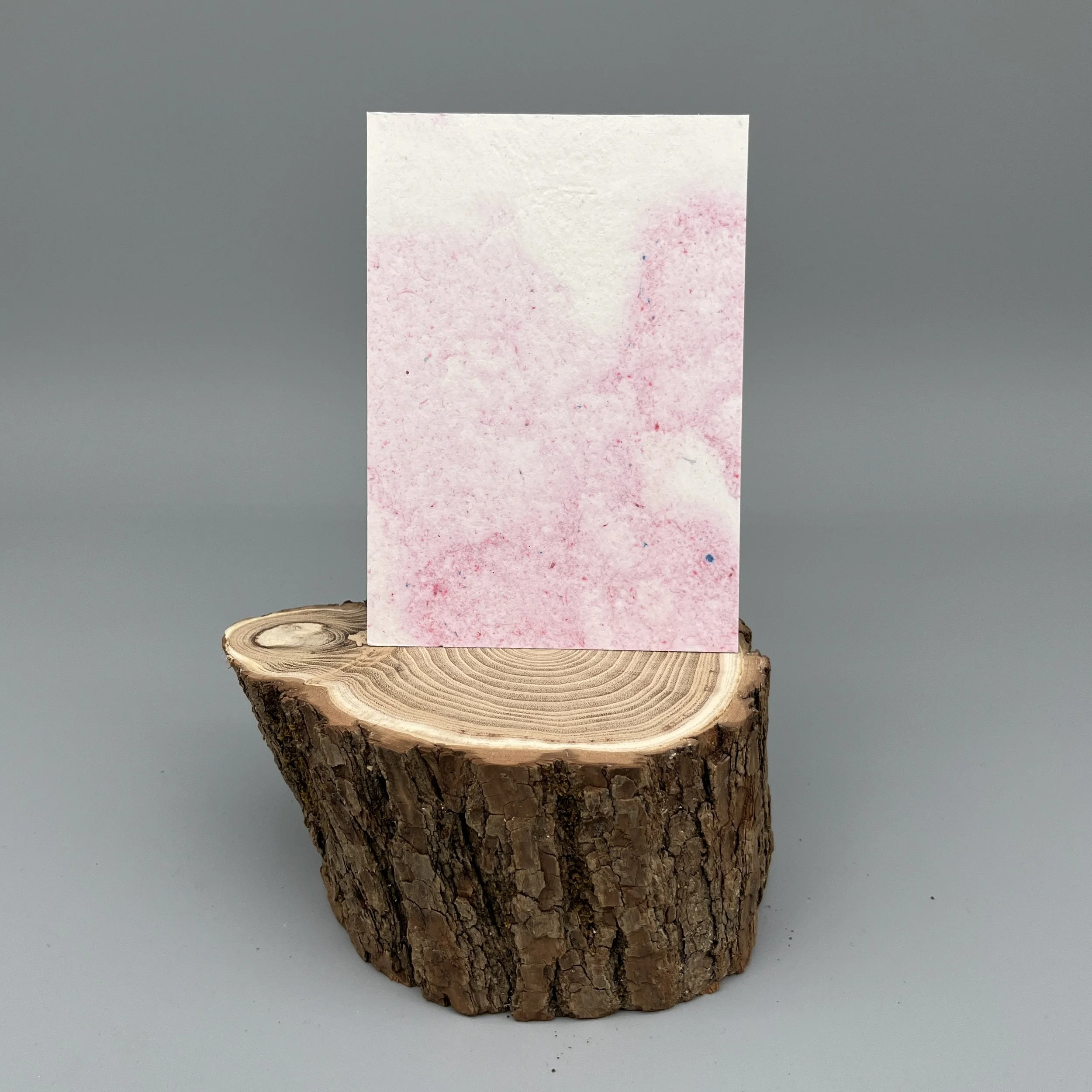 Karte handgeschöpft – Marmoriert, unbedruckt