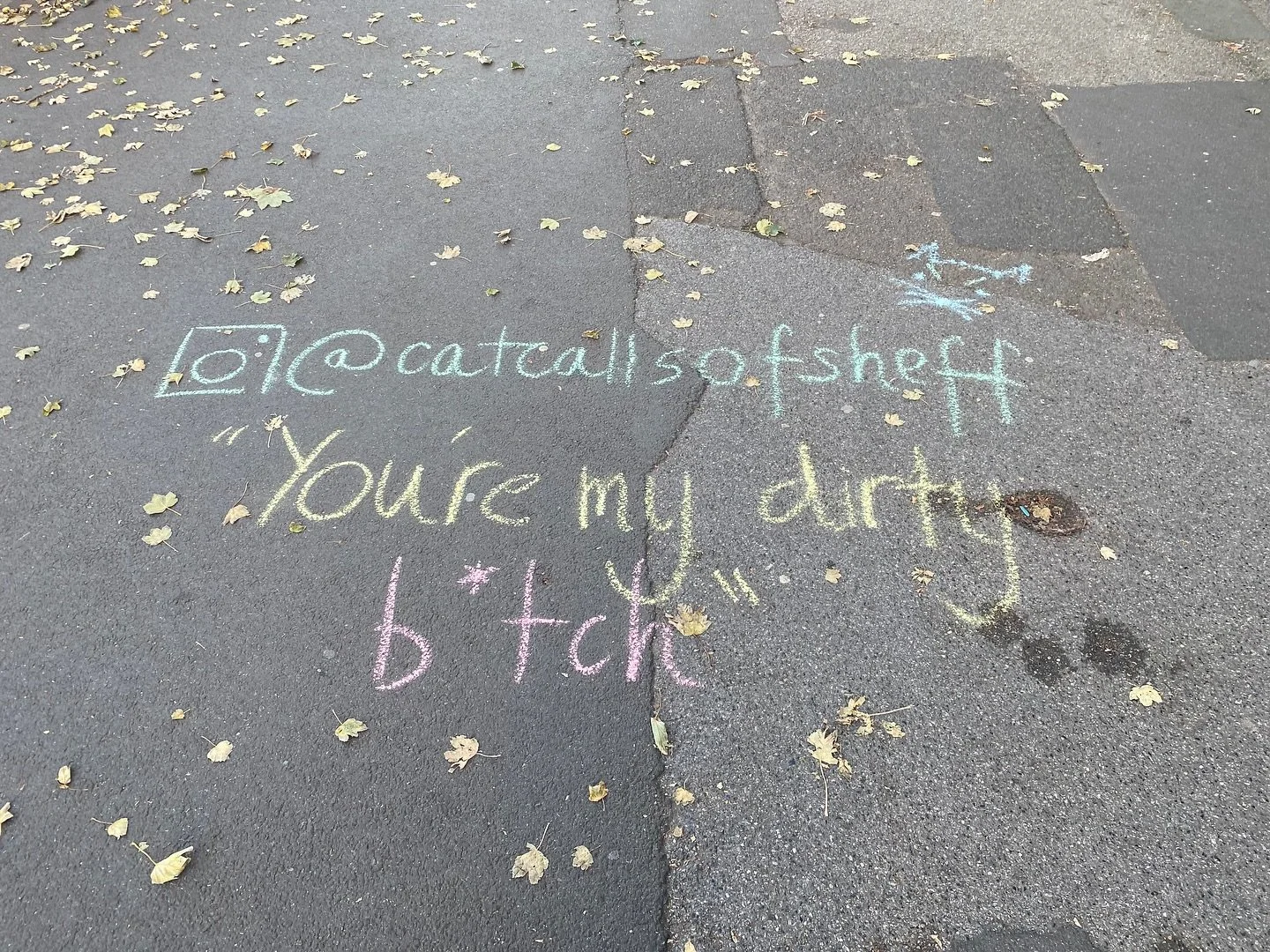 📍 Ecclesall Road

&ldquo;Man in cabriolet: &ldquo;You&rsquo;re my dirty bitch!&rdquo; - Ecclesall Road (I&rsquo;m non-binary and dress femme)&rdquo;

#catcallsofsheffield