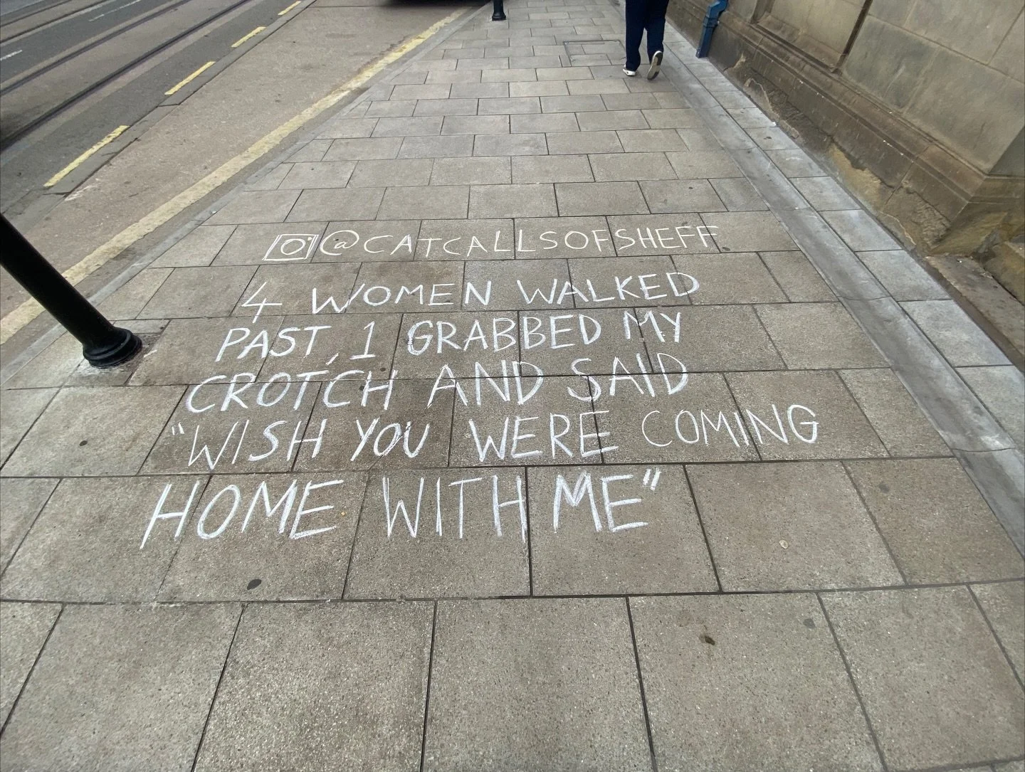 📍 West Street outside Hungry Homer&rsquo;s Burger Van

&ldquo;Outside the Hungry Homer burger van on west street whilst waiting for my food, 4 women on a night out walked passed and one of them grabbed my crotch and said &ldquo;wish you were coming 