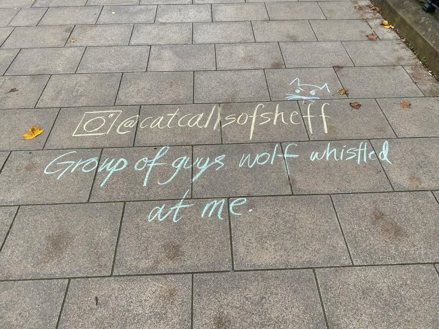 📍Frederick Mappin Building 

&ldquo;I was standing to the left of the Fred Mappin building on my phone waiting for a friend and looking at my phone. A group of guys wolf whistled at me twice trying to get me to look up, but I was too scared and wait