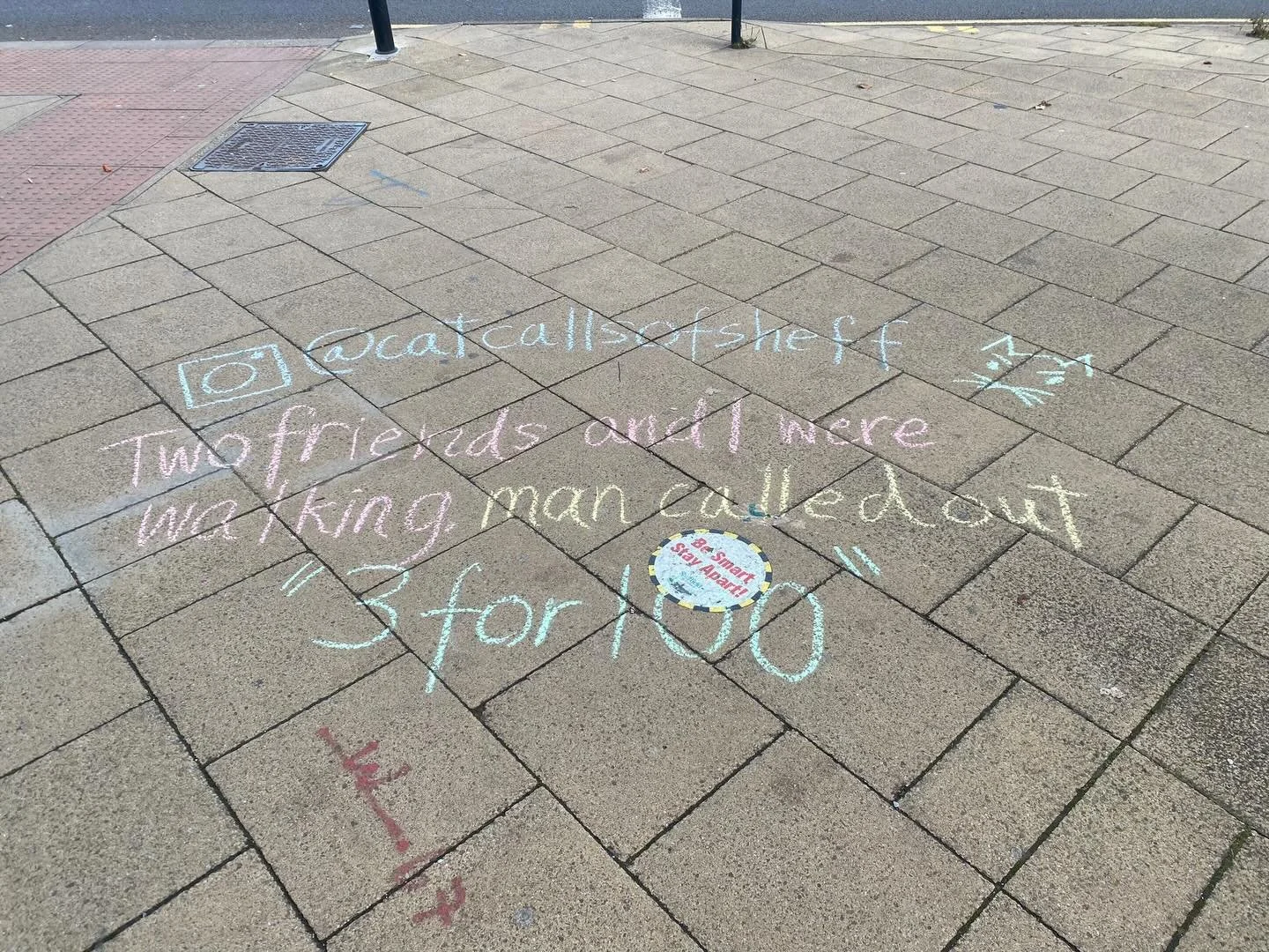 📍Outside IC 

&ldquo;Two friends and I were walking across the lower traffic lights at the tram tracks by the IC and a man who was with a group all on bikes called out &ldquo;3 for 100&rdquo;&rdquo; 

#catcallsofsheffield