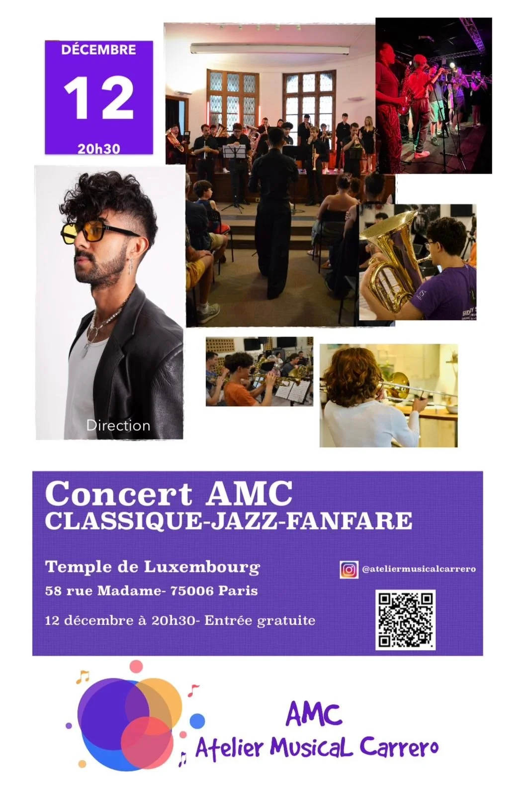 Concert AMC - CLASSIQUE-JAZZ-FANFARE