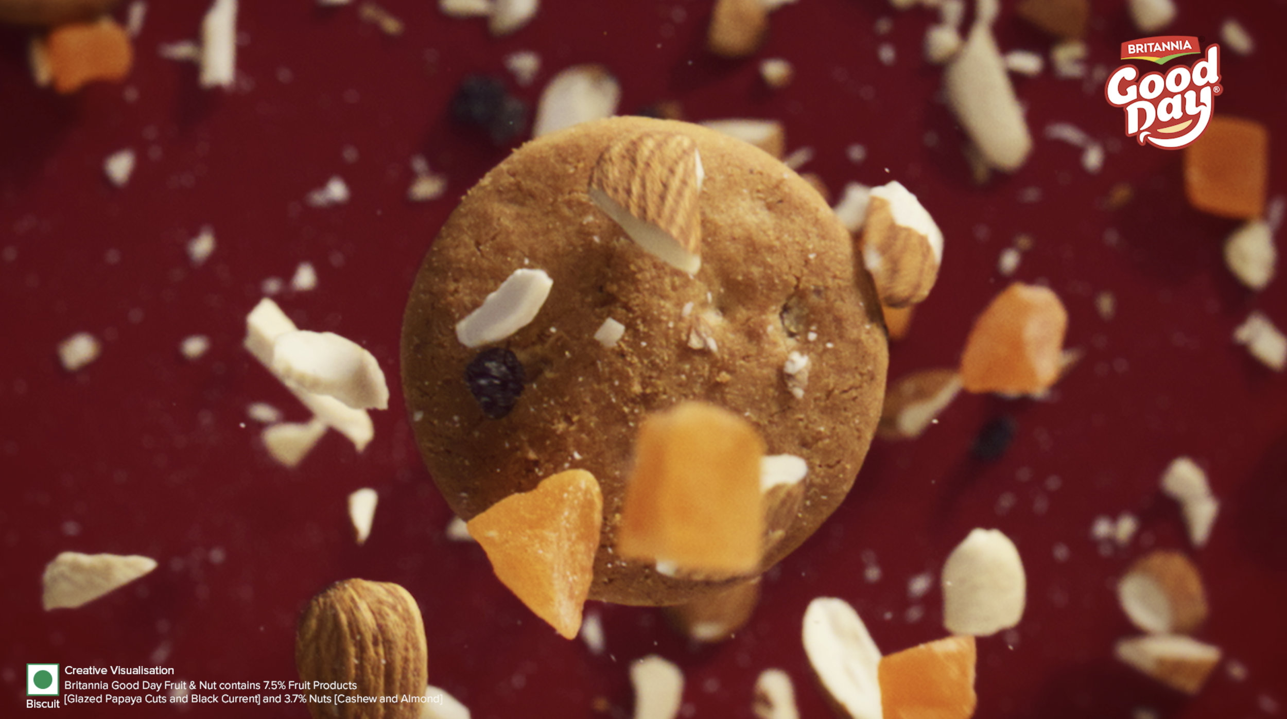 Britannia Fruit & Nut

Director: Rahul Hansraj

Production House: Schbang Motion Pictures
Producers: Harshil Karia & Rachaita Vyas

Music Director: Rishal Shetty

Executive Producer: Gulnaz Siganporia
DOP: Aneesh Rathi
Production Design: Anandi Menon