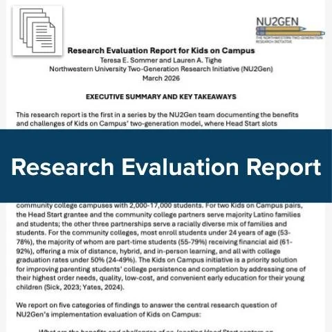 Research Evaluation Report for Kids on Campus